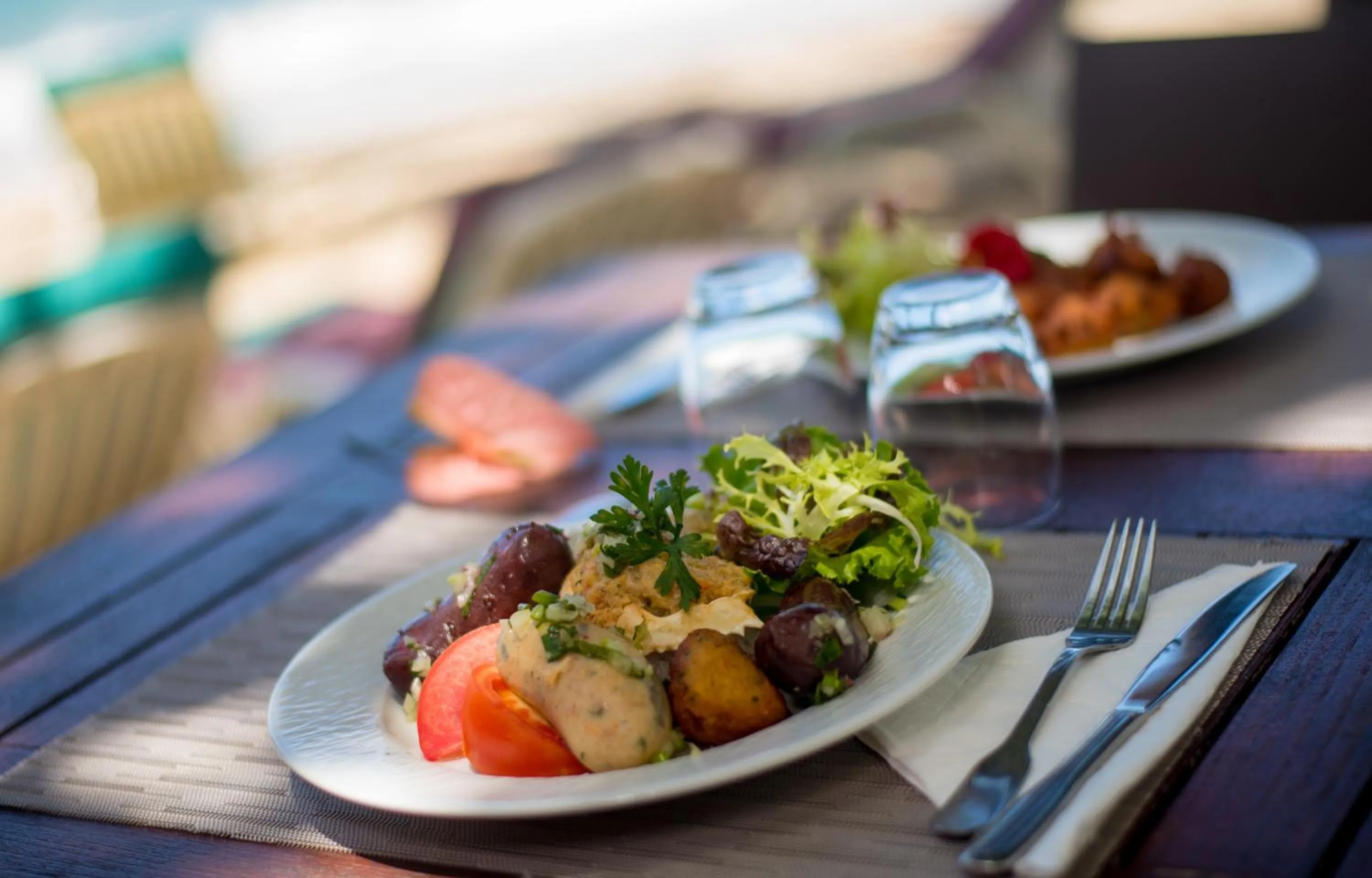 Beach in Hotel Auberge de la Vieille Tour