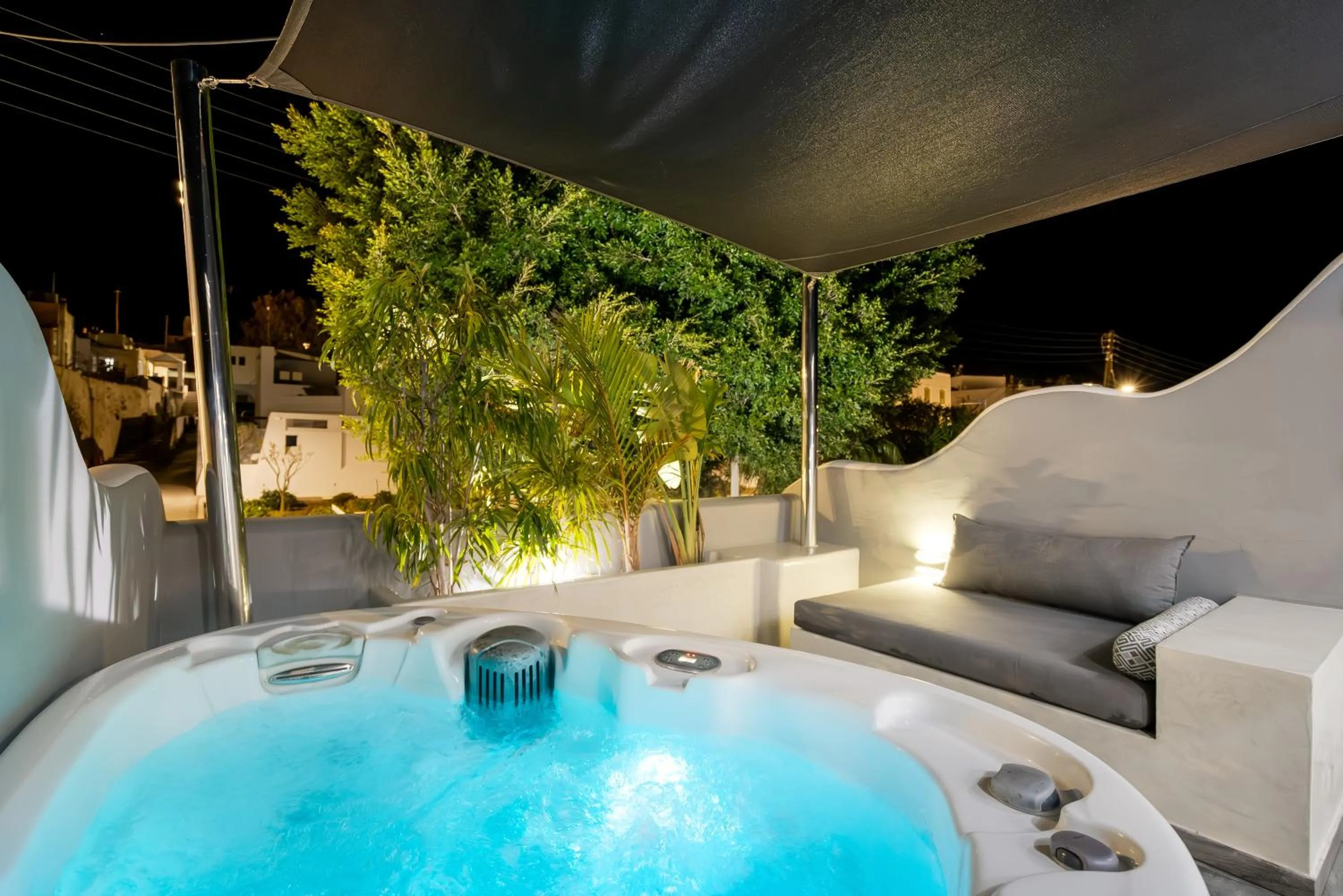 Night in Oasis Hotel