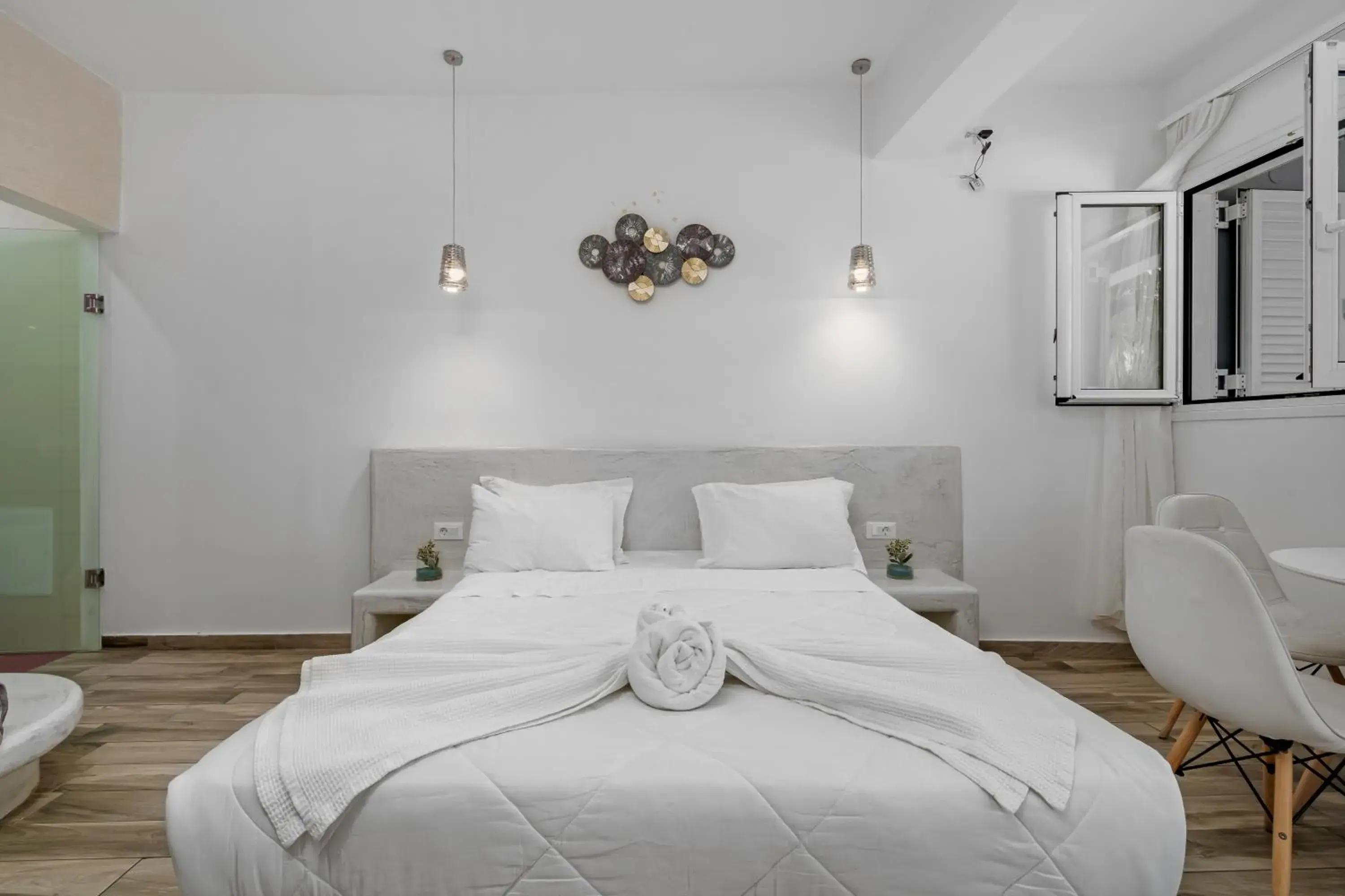 Bed in Oasis Hotel Bed in Oasis Hotel