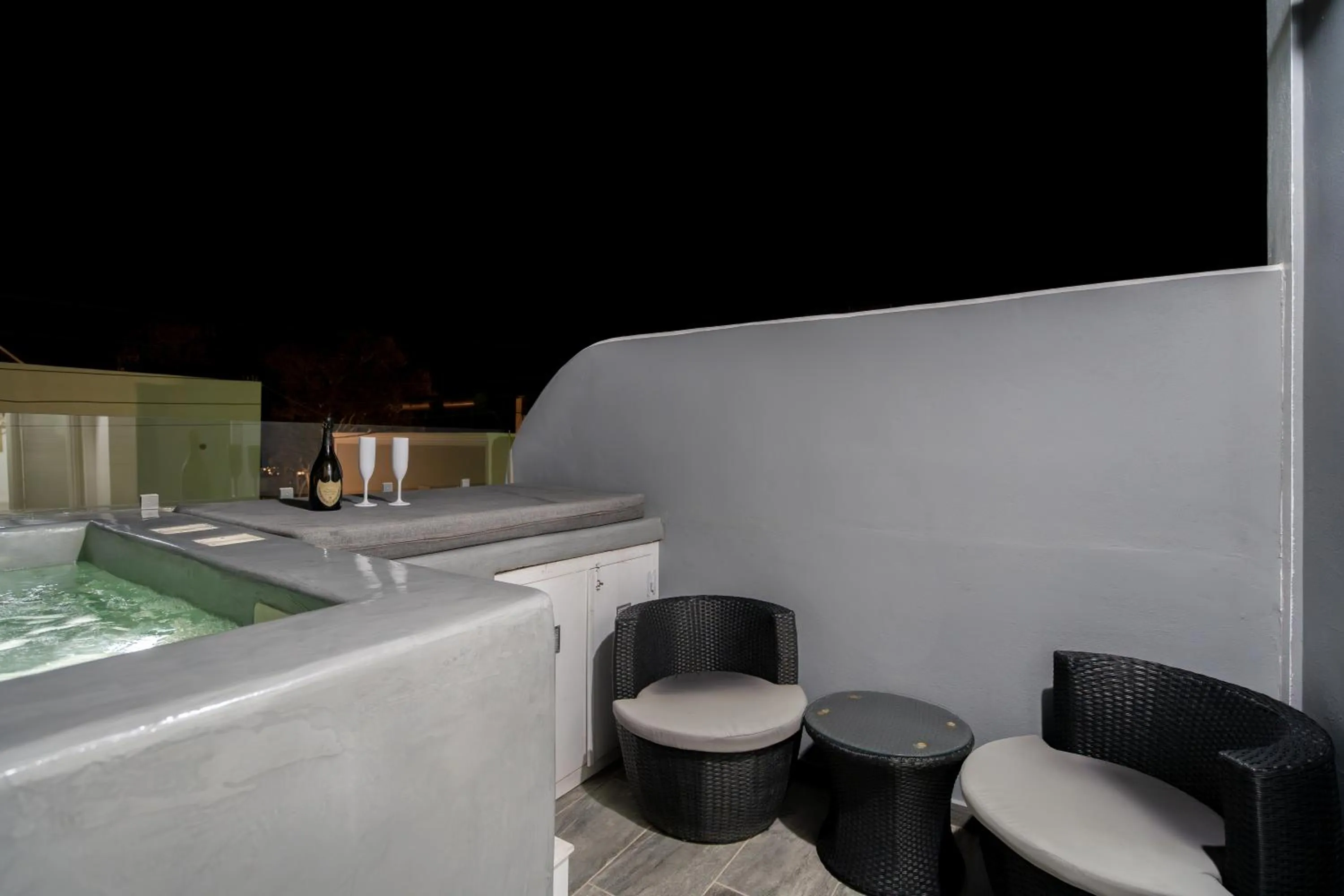 Night in Oasis Hotel