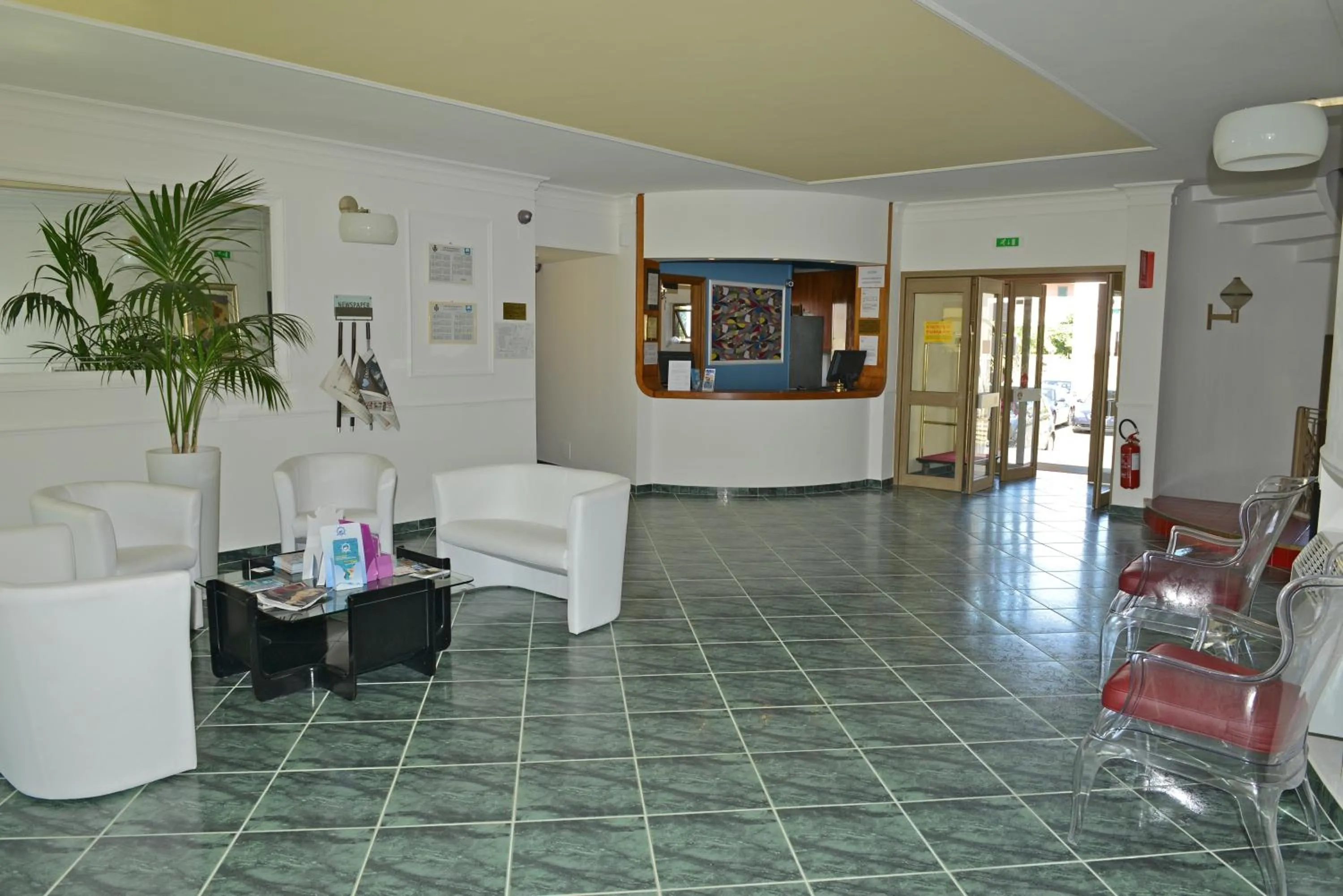 Lobby or reception in Hotel La Playa
