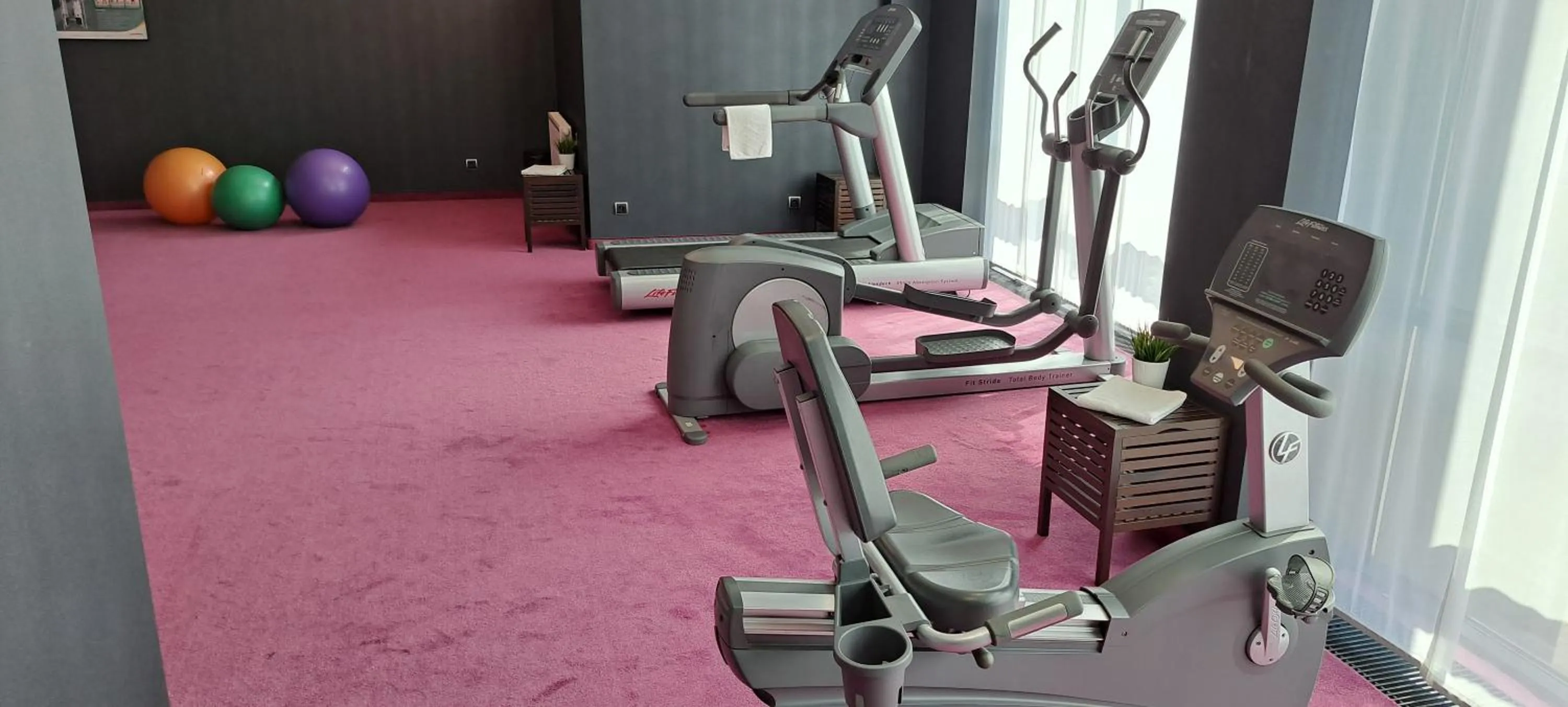 Fitness centre/facilities in Hotel Sękowski