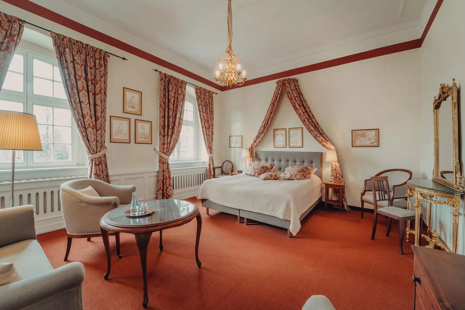 Bed in Pałac Łomnica Karkonosze - Schloss Lomnitz Riesengebirge