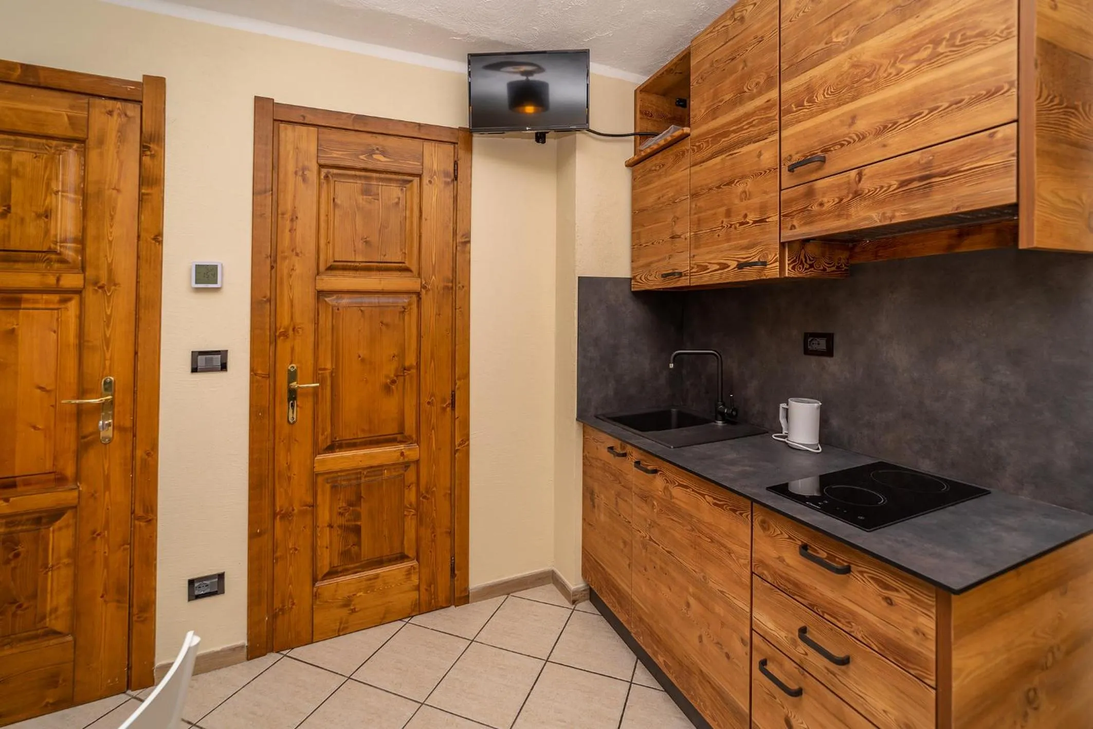 Kitchen or kitchenette in Appartamenti ABC Group