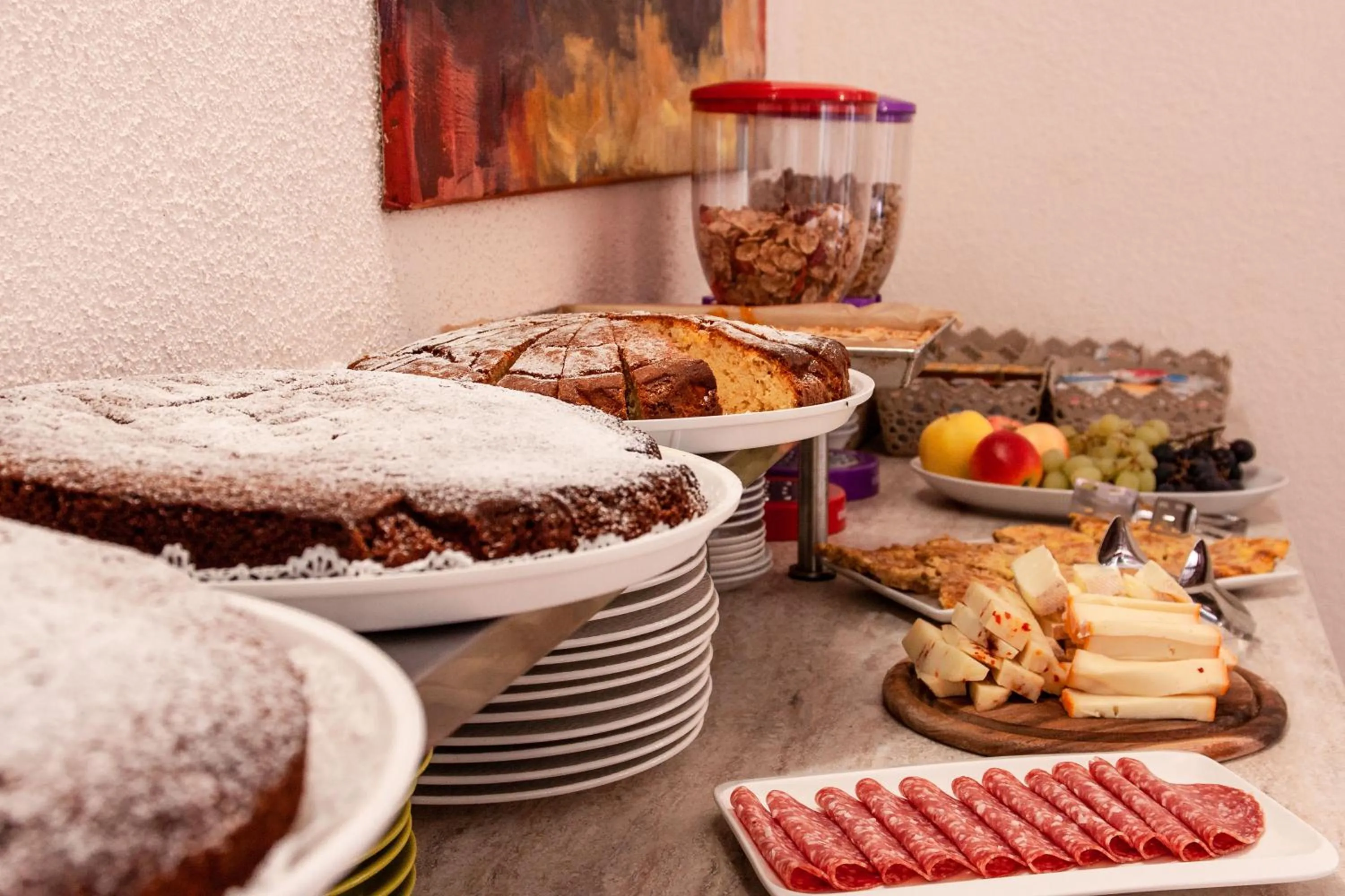 Buffet breakfast in B&B Vignola