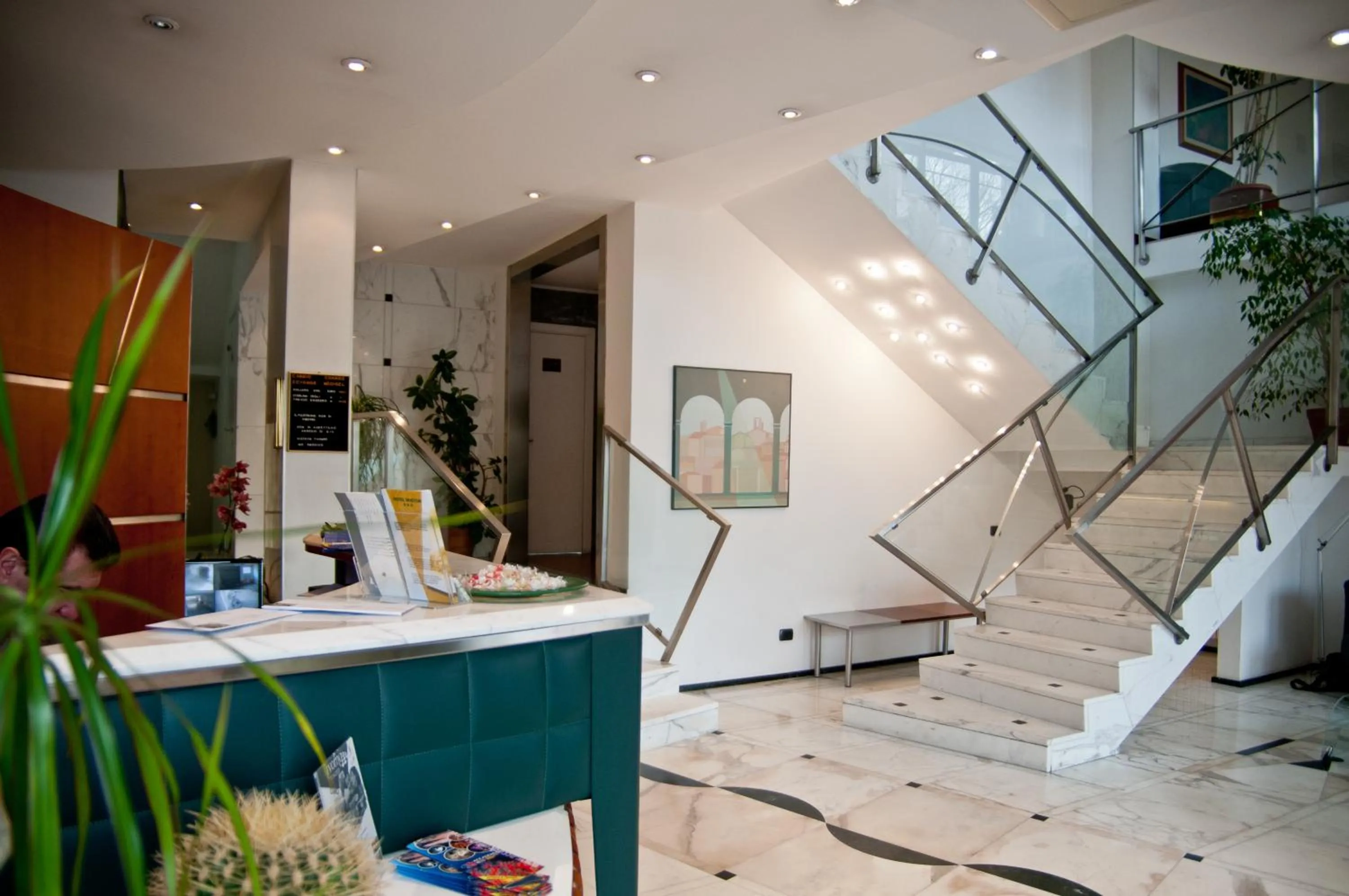 Lobby or reception in Hotel Boston