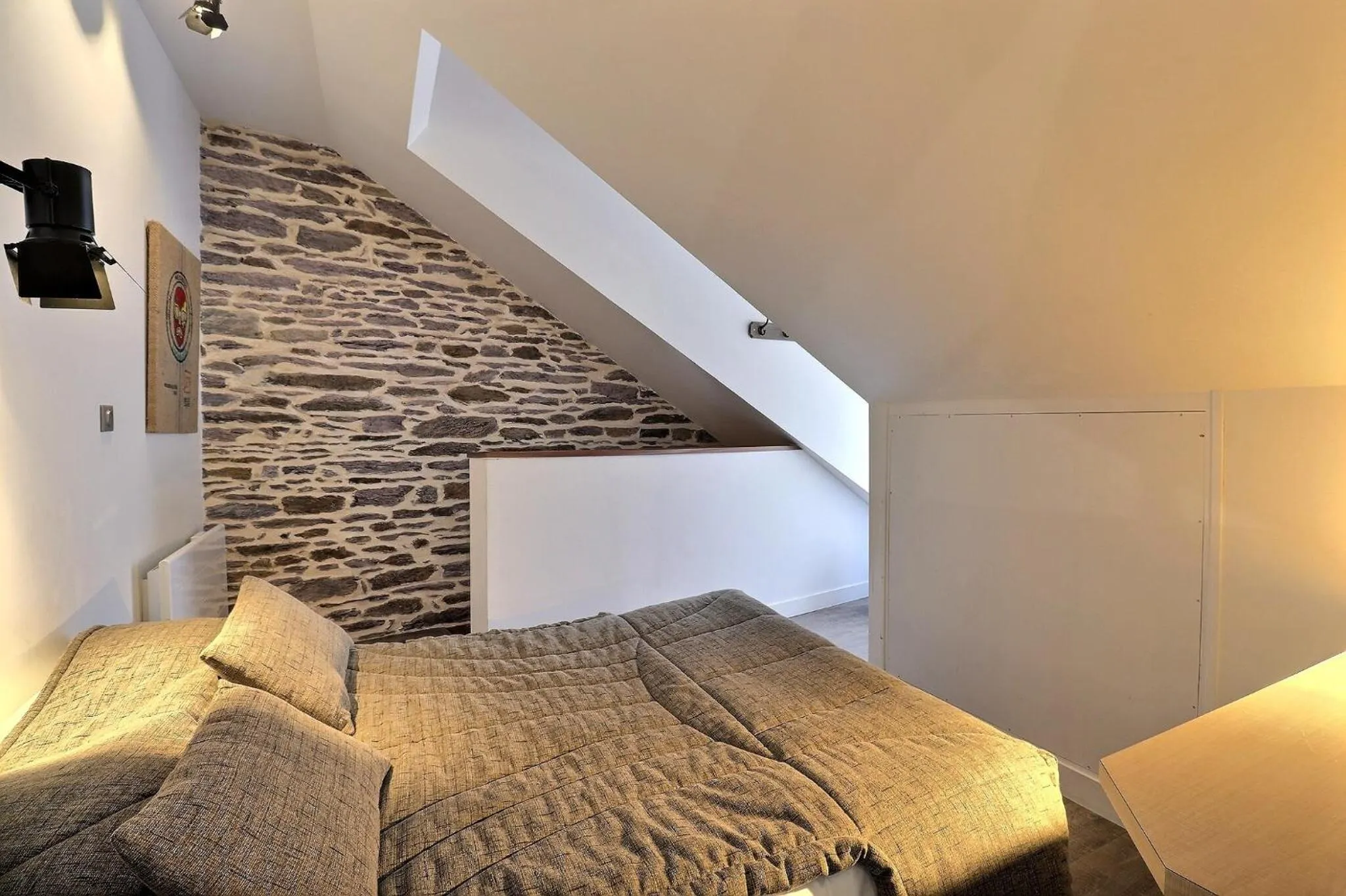 Bedroom in Garden Apparts Rennes Centre Gare