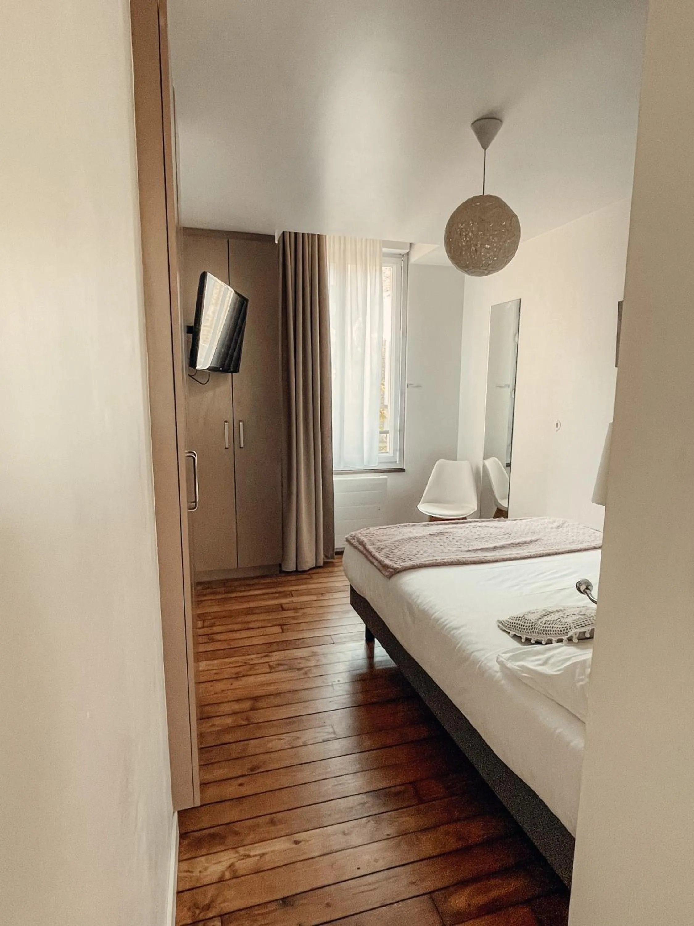 Bedroom in Garden Apparts Rennes Centre Gare