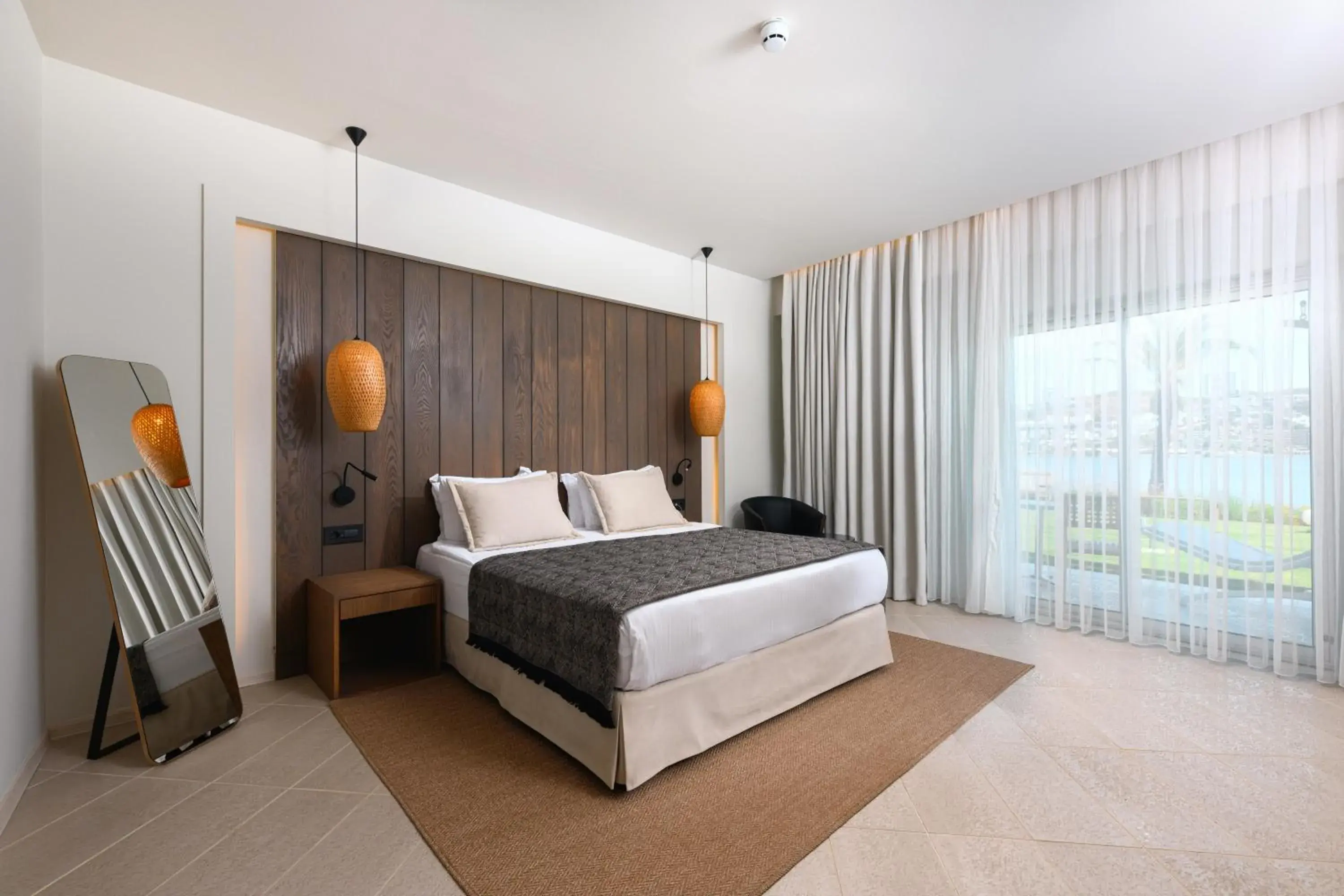 Balcony/Terrace, Bed in Baia Bodrum Hotel Balcony/Terrace, Bed in Baia Bodrum Hotel