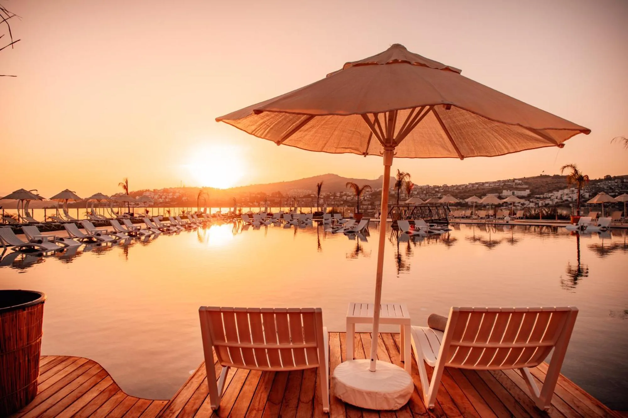 Sunset in Baia Bodrum Hotel