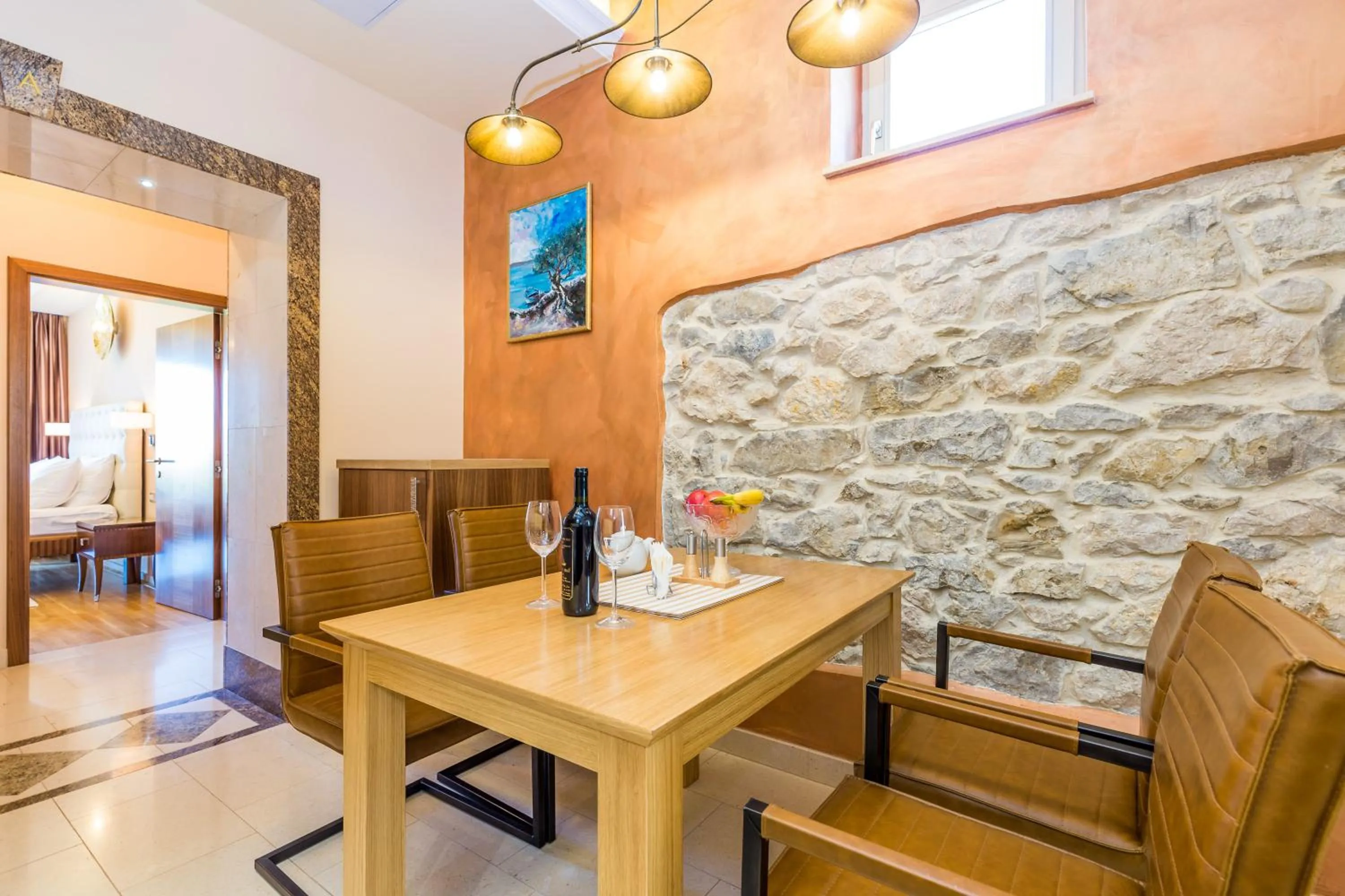 Kitchen or kitchenette in Villas Arbia - Margita Deluxe Beach Hotel