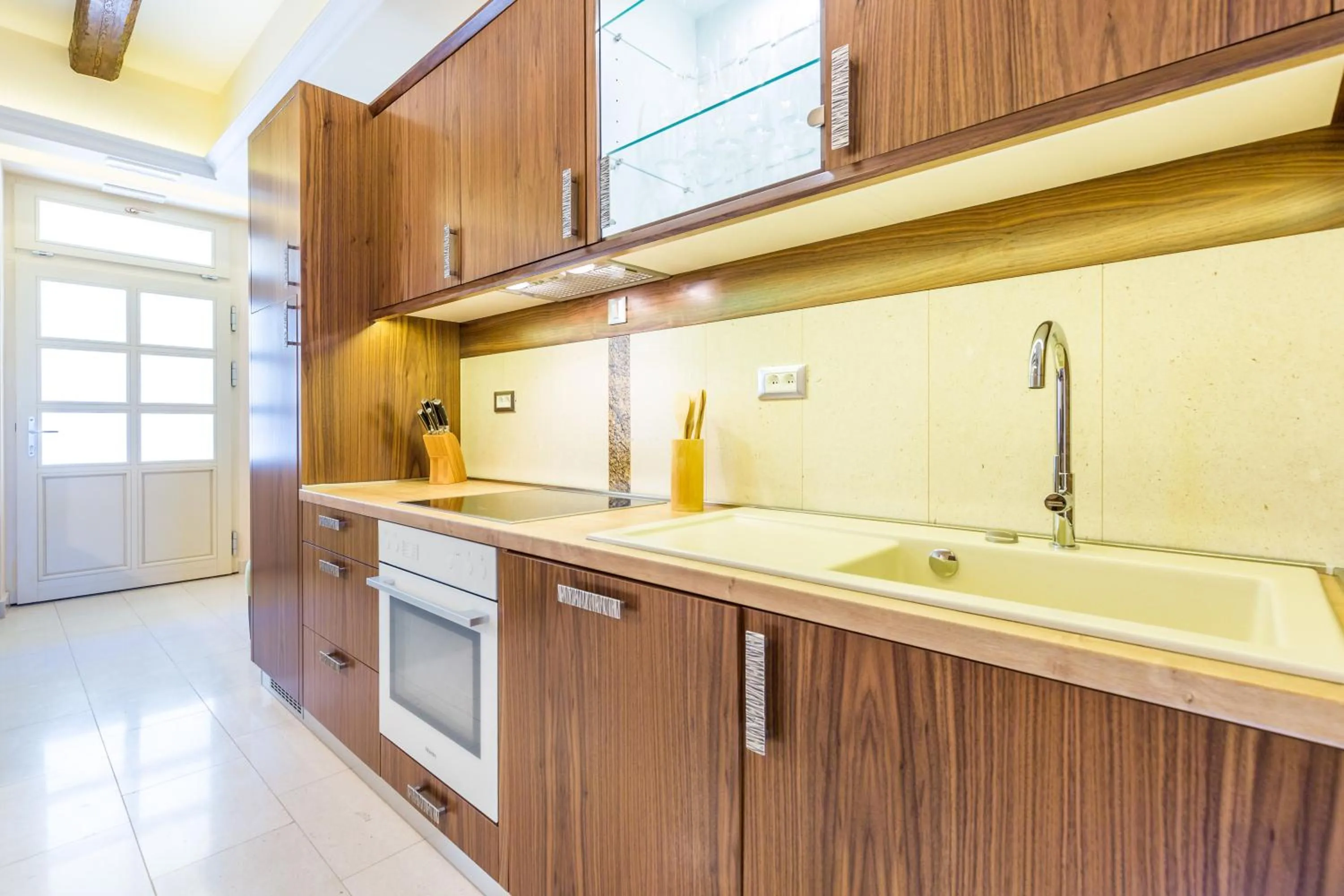 Kitchen or kitchenette in Villas Arbia - Margita Deluxe Beach Hotel