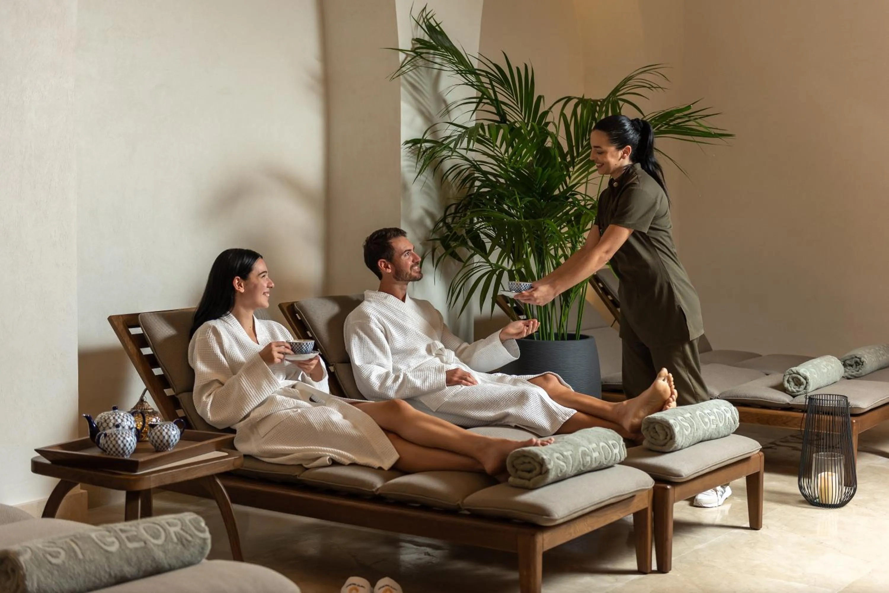 People in Cap St Georges Villas