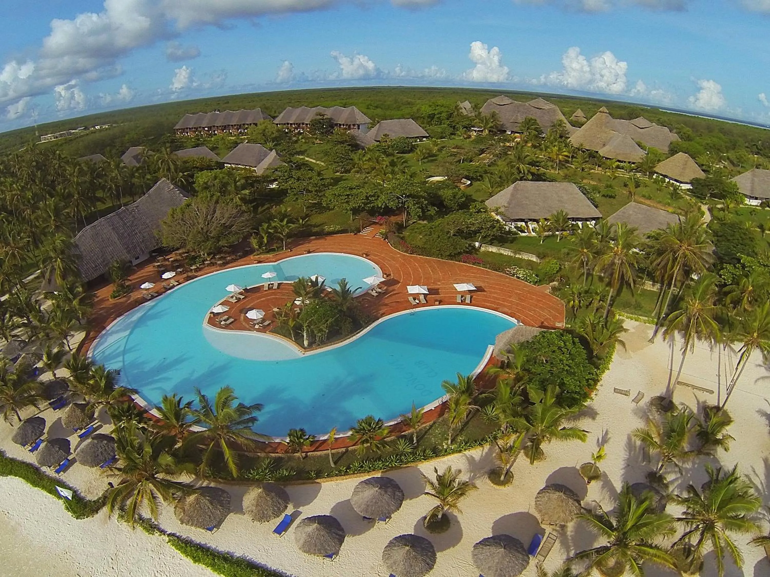 Garden view in Hotel Club Dongwe