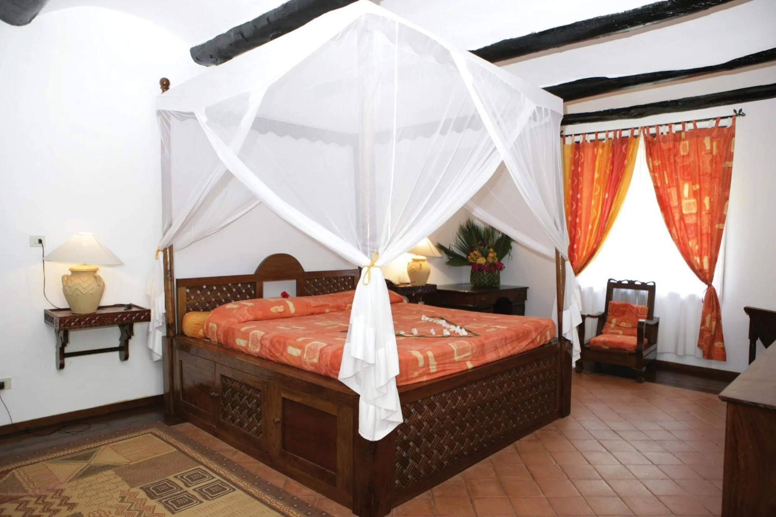 Bedroom, Bed in Hotel Club Dongwe