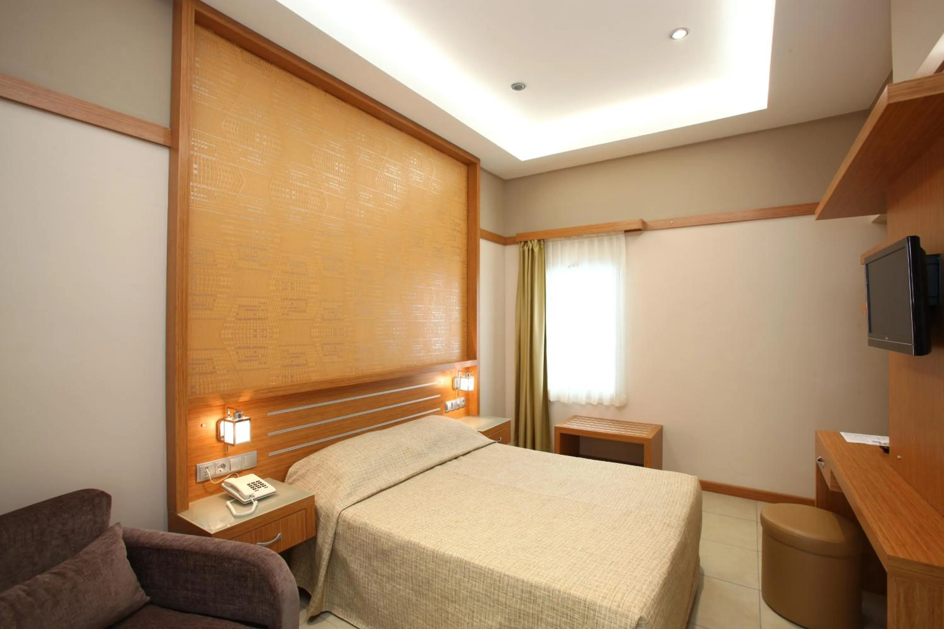 Bed in Parkim Ayaz Hotel