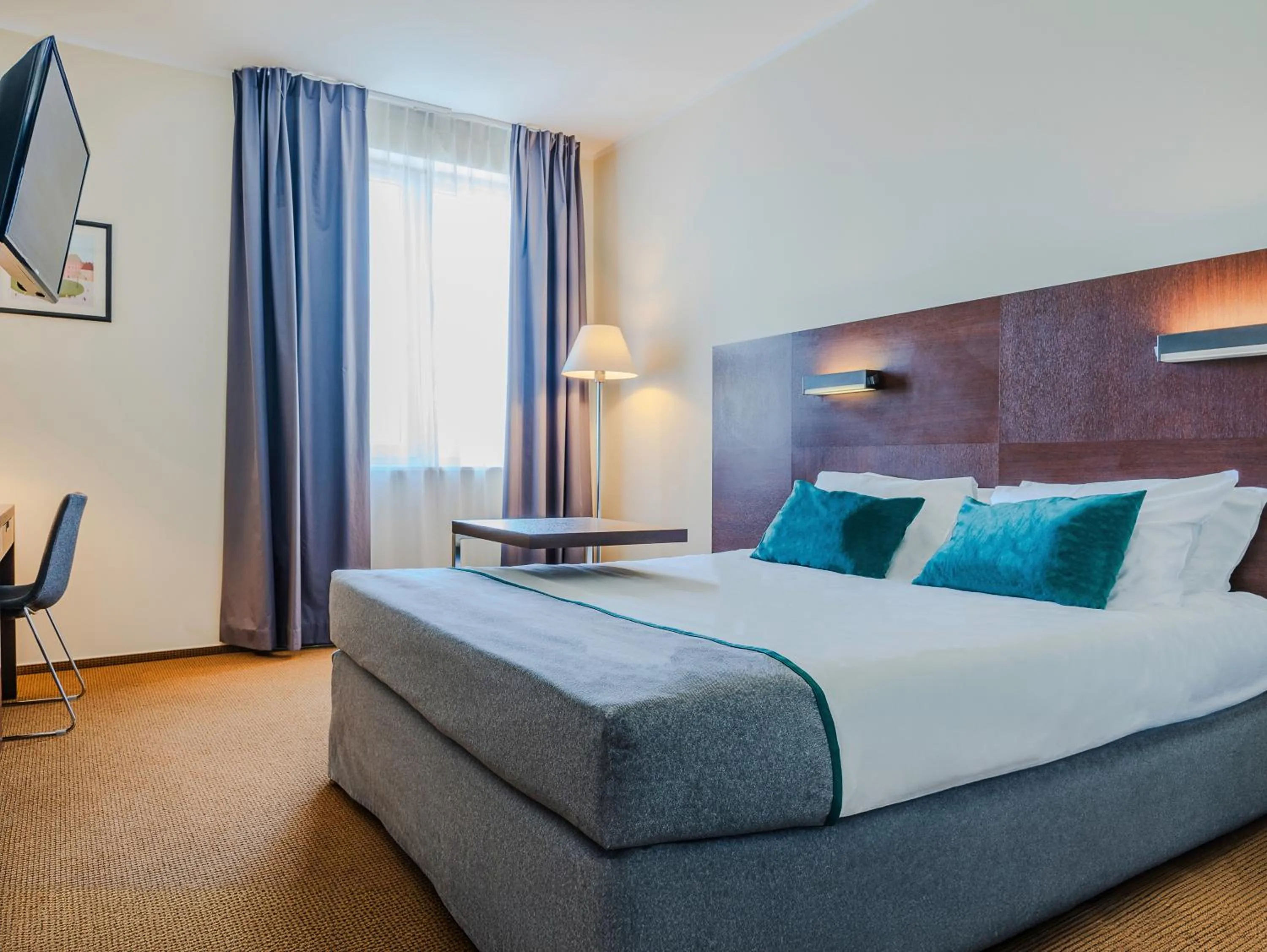 Bed in Mercure Warszawa Airport