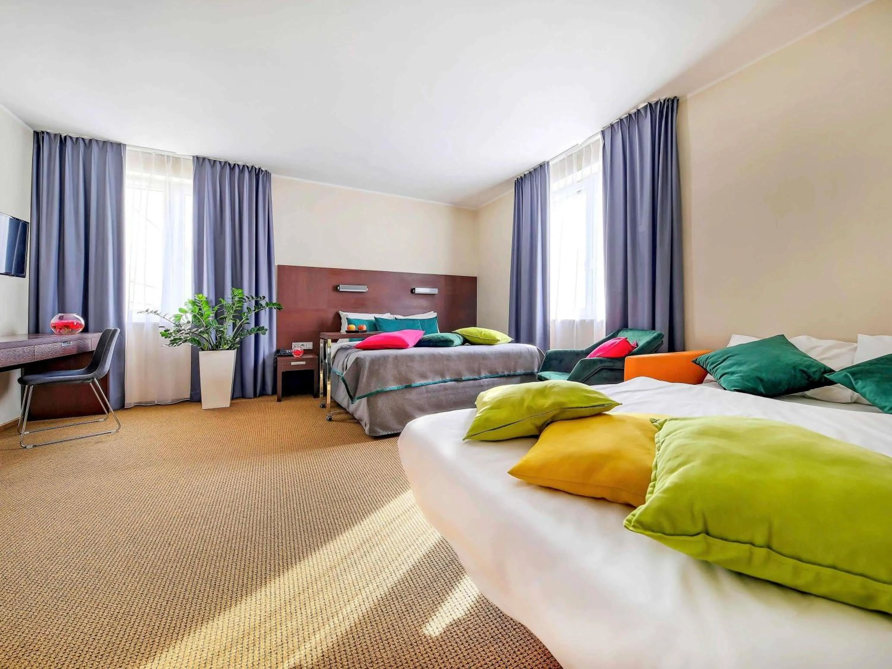 Bedroom, Bed in Mercure Warszawa Airport