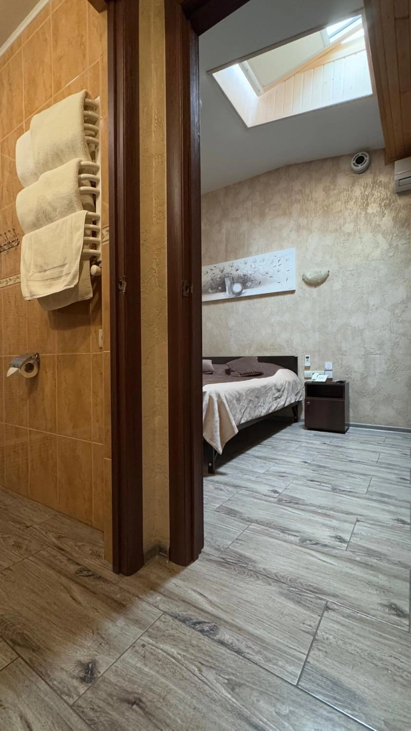 Bed in Hotel Fortuna