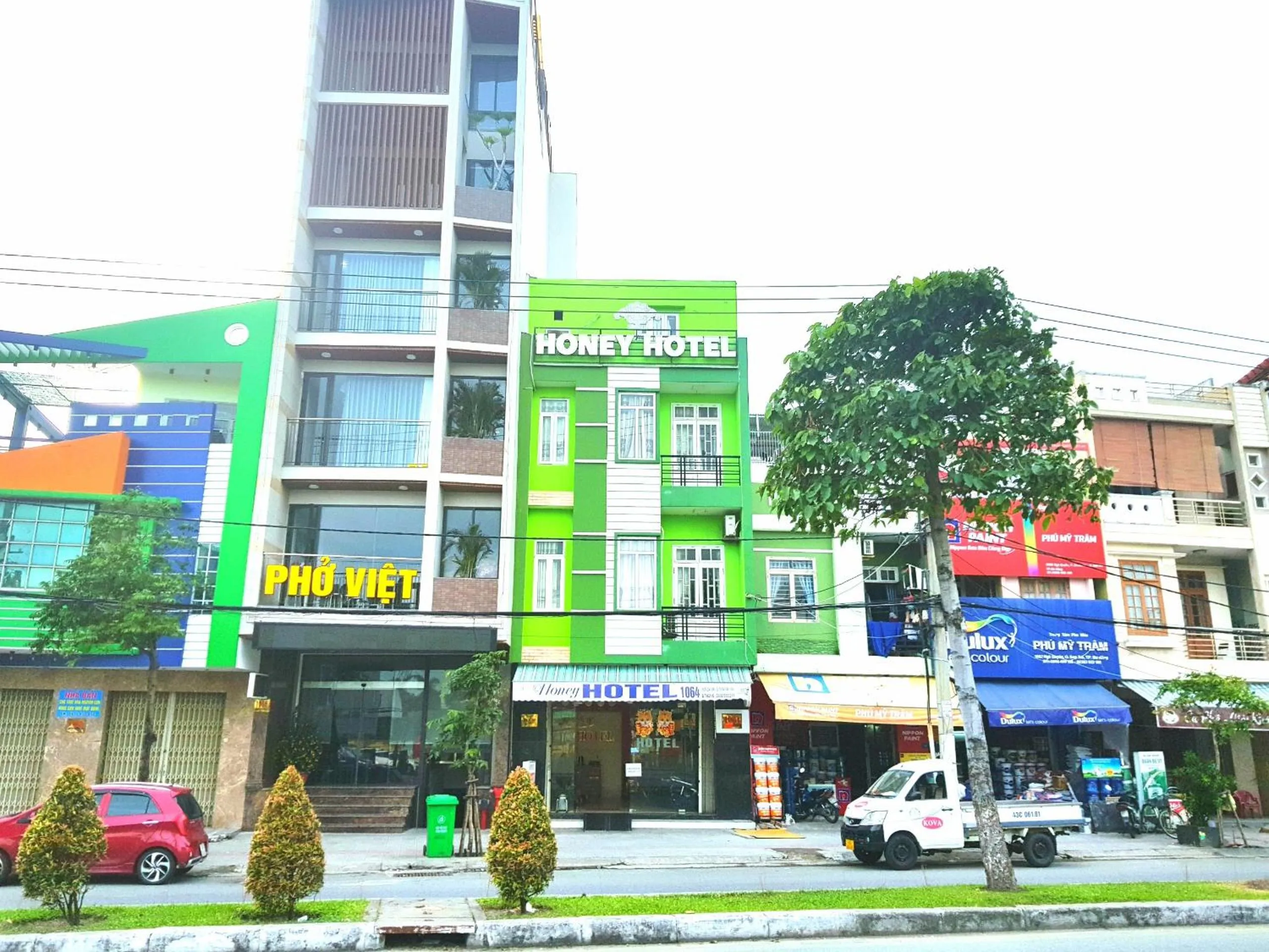 Property building in Honey Hotel Da Nang