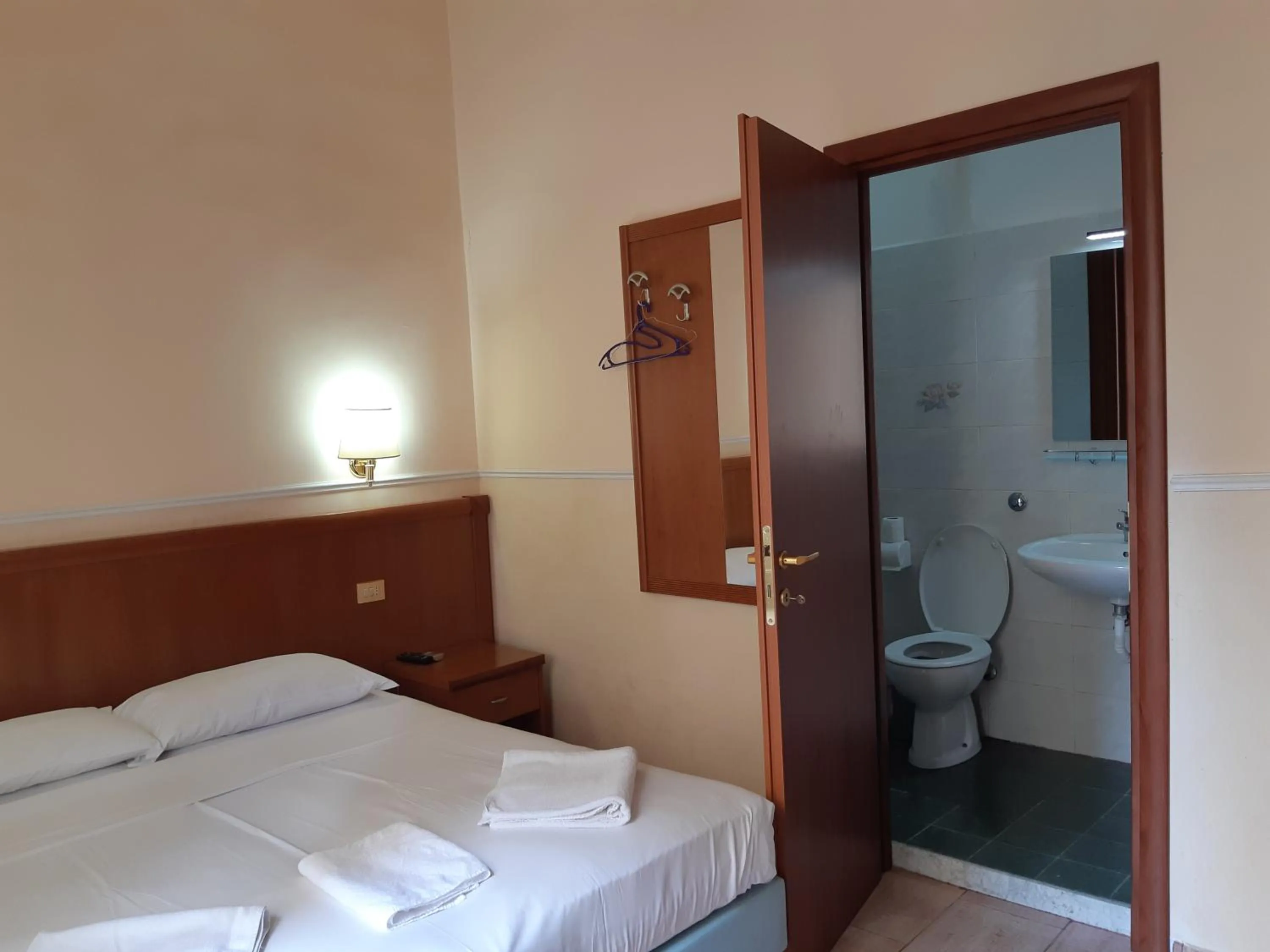 Bed in Hotel Aristotele