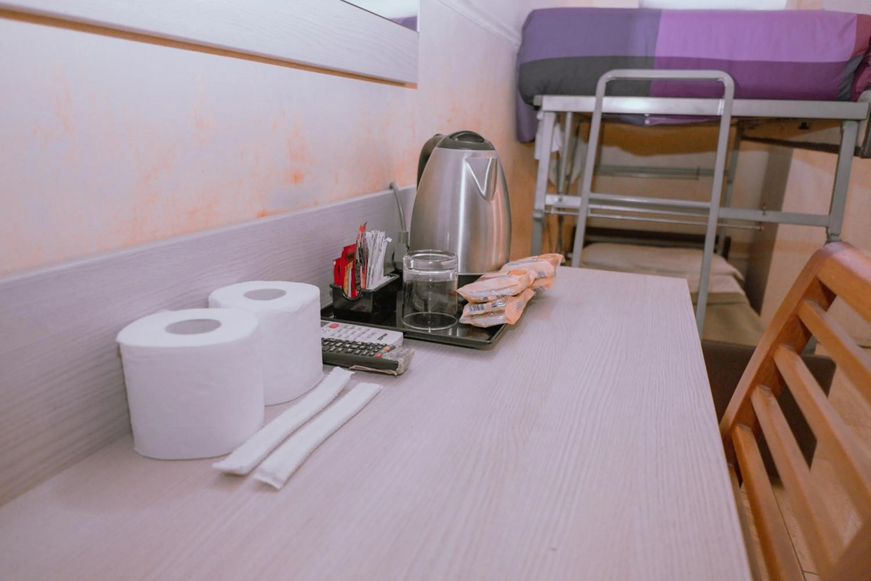 Bed in Hotel Aristotele