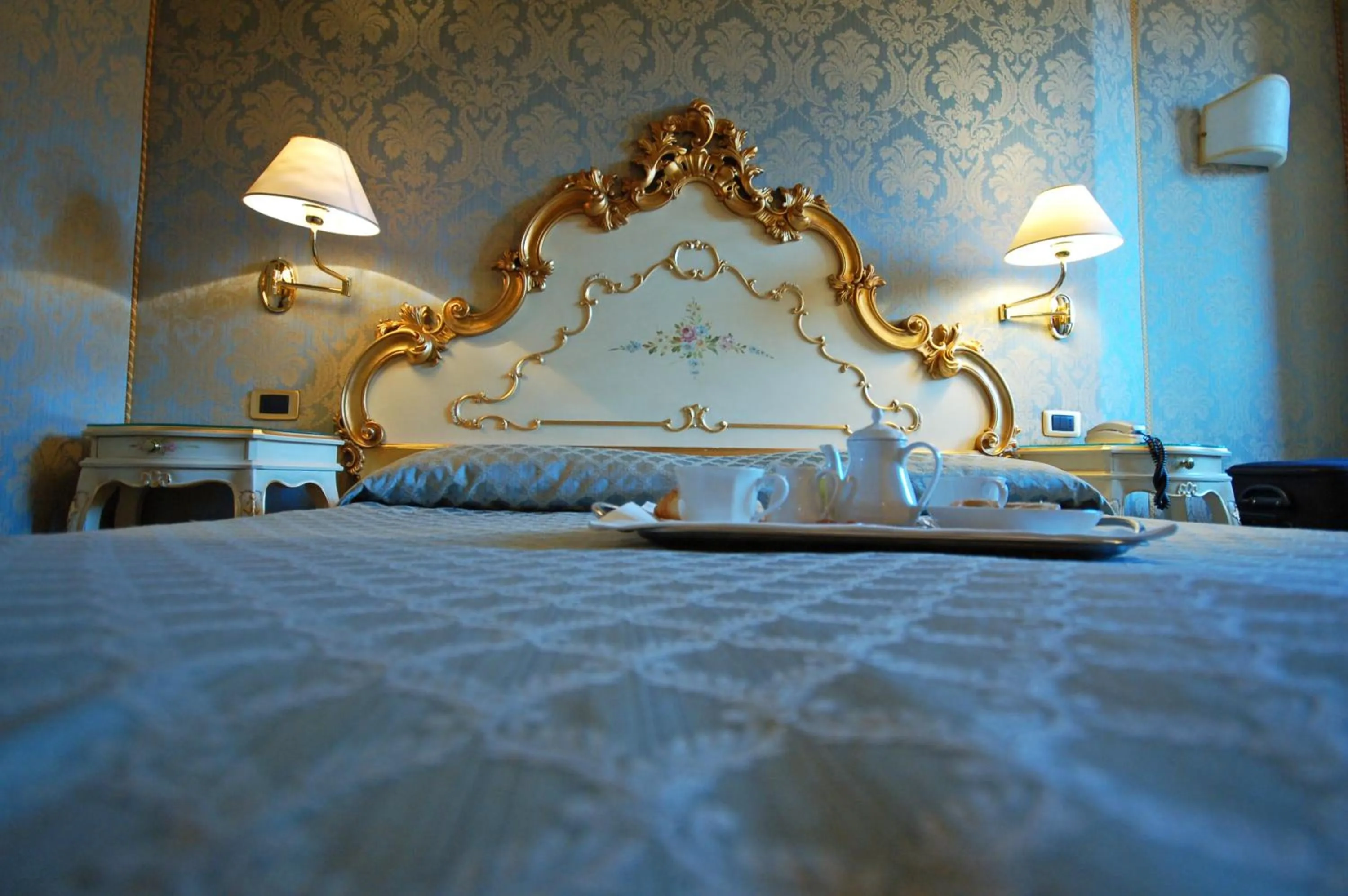 Bed in Hotel Torino