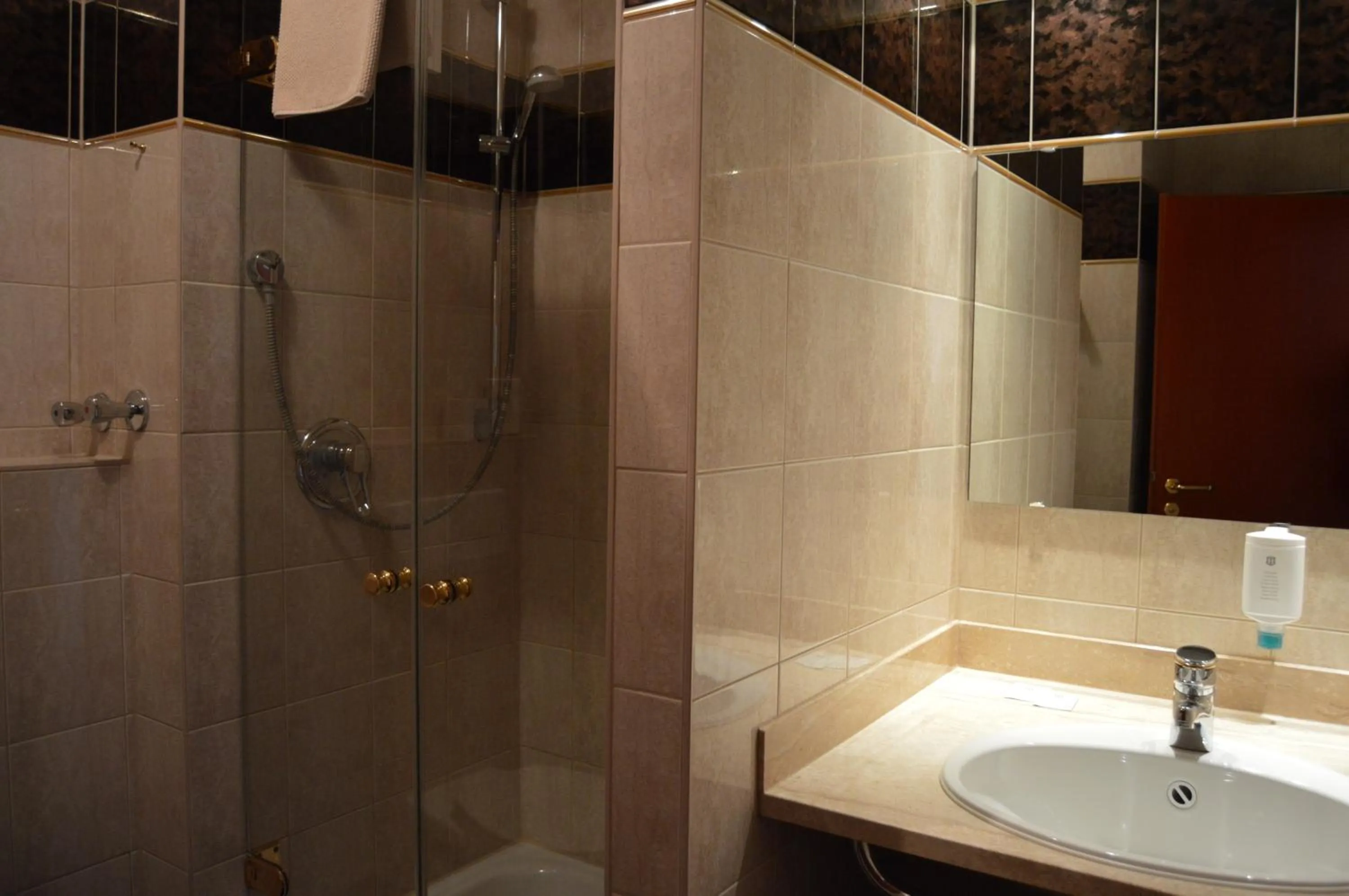 Shower in Hotel Stadt Jessen