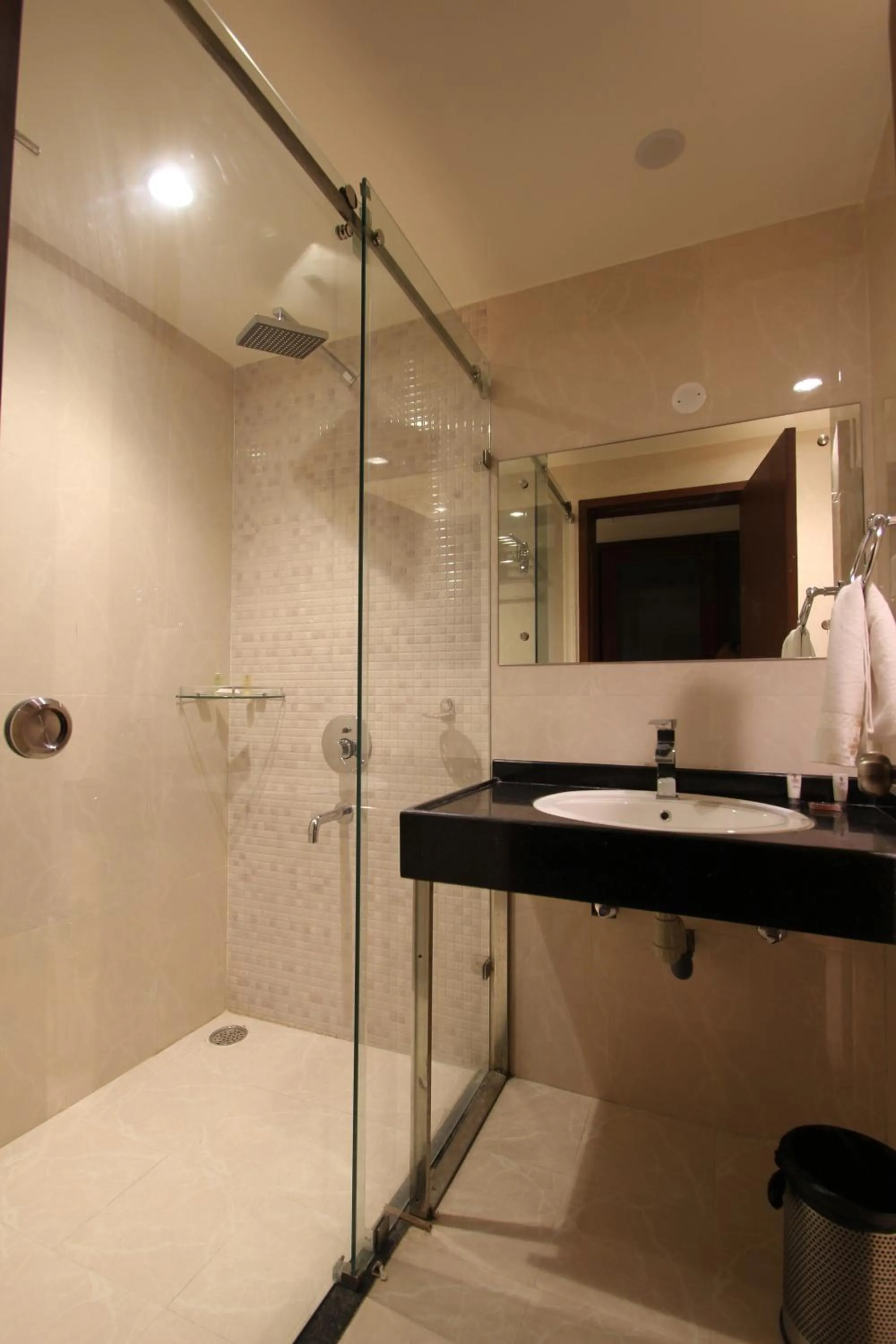 Shower in Hotel Hyderabad Grand