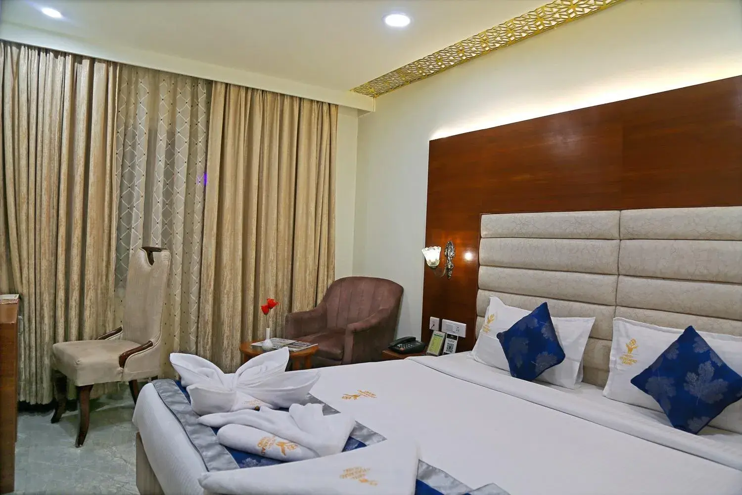 Bed in Hotel Hyderabad Grand Bed in Hotel Hyderabad Grand