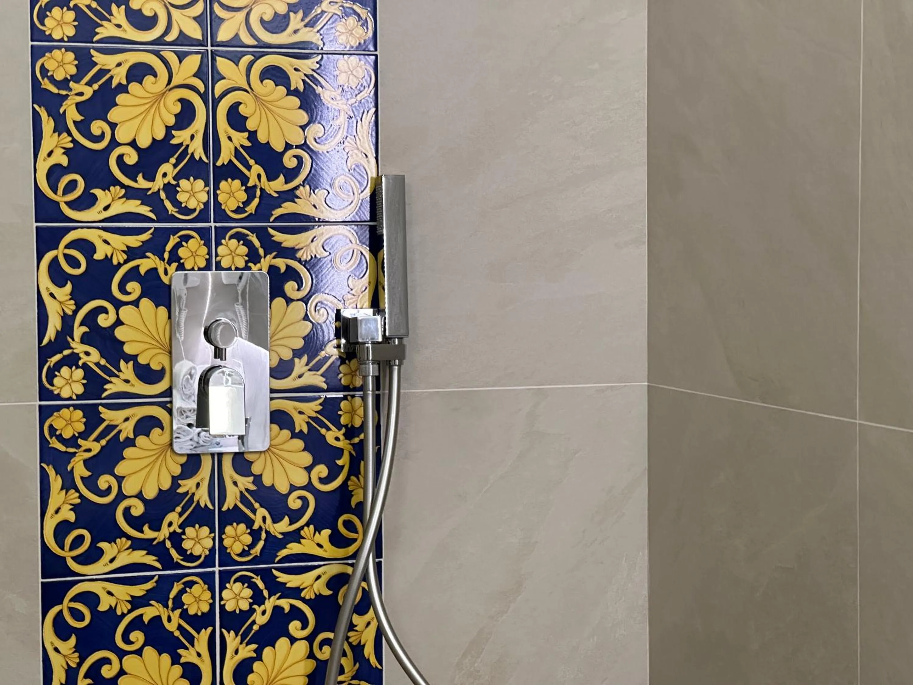 Shower in Hotel Villa Cedrino