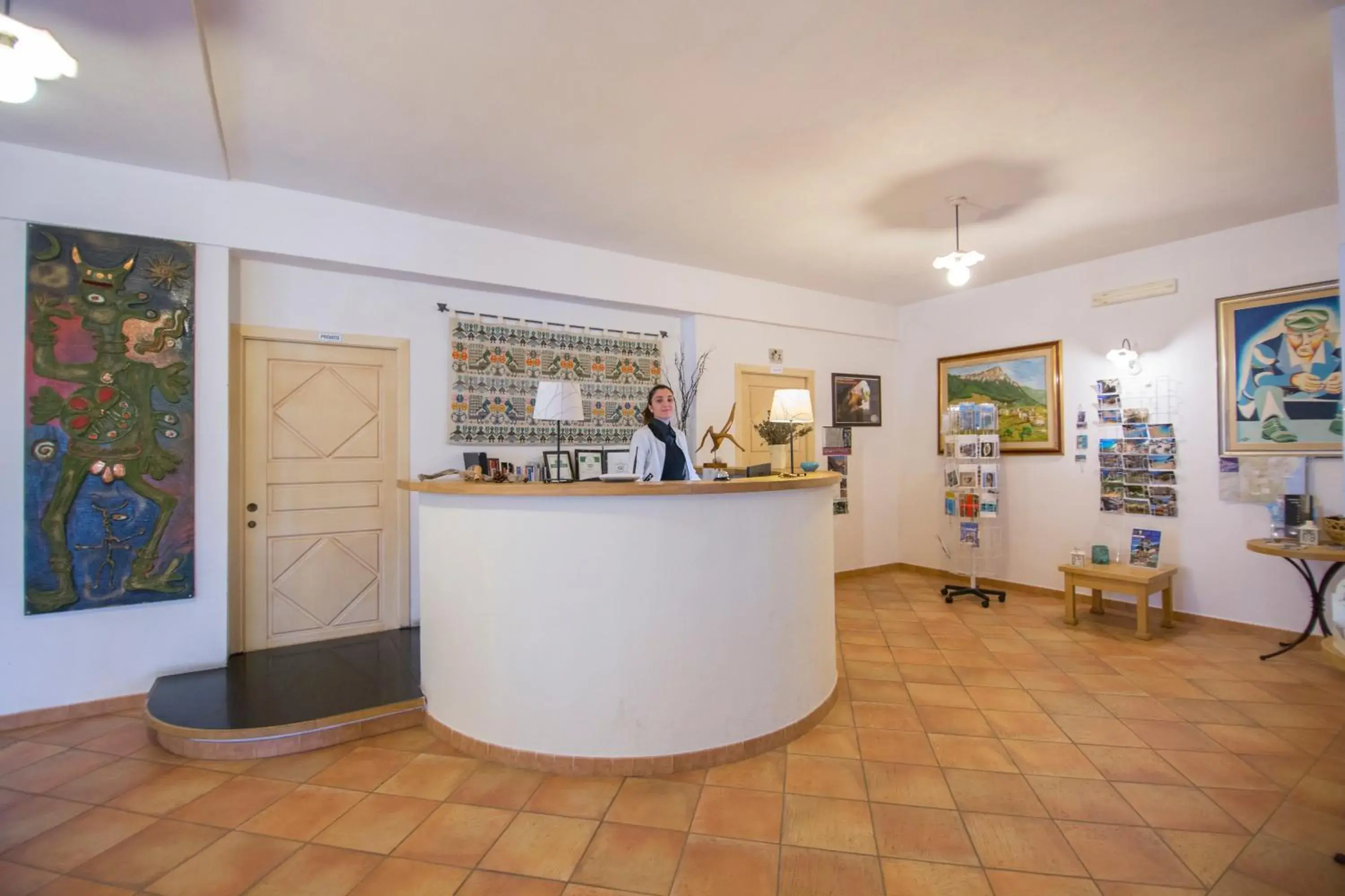 Lobby or reception in Gorropu Hotel Lobby or reception in Gorropu Hotel