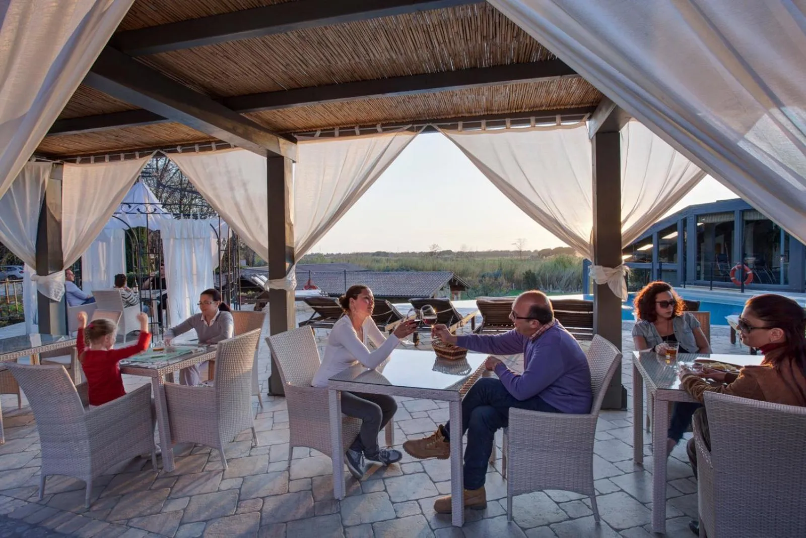 Garden in Villa Hotel Valle Del Marta Resort