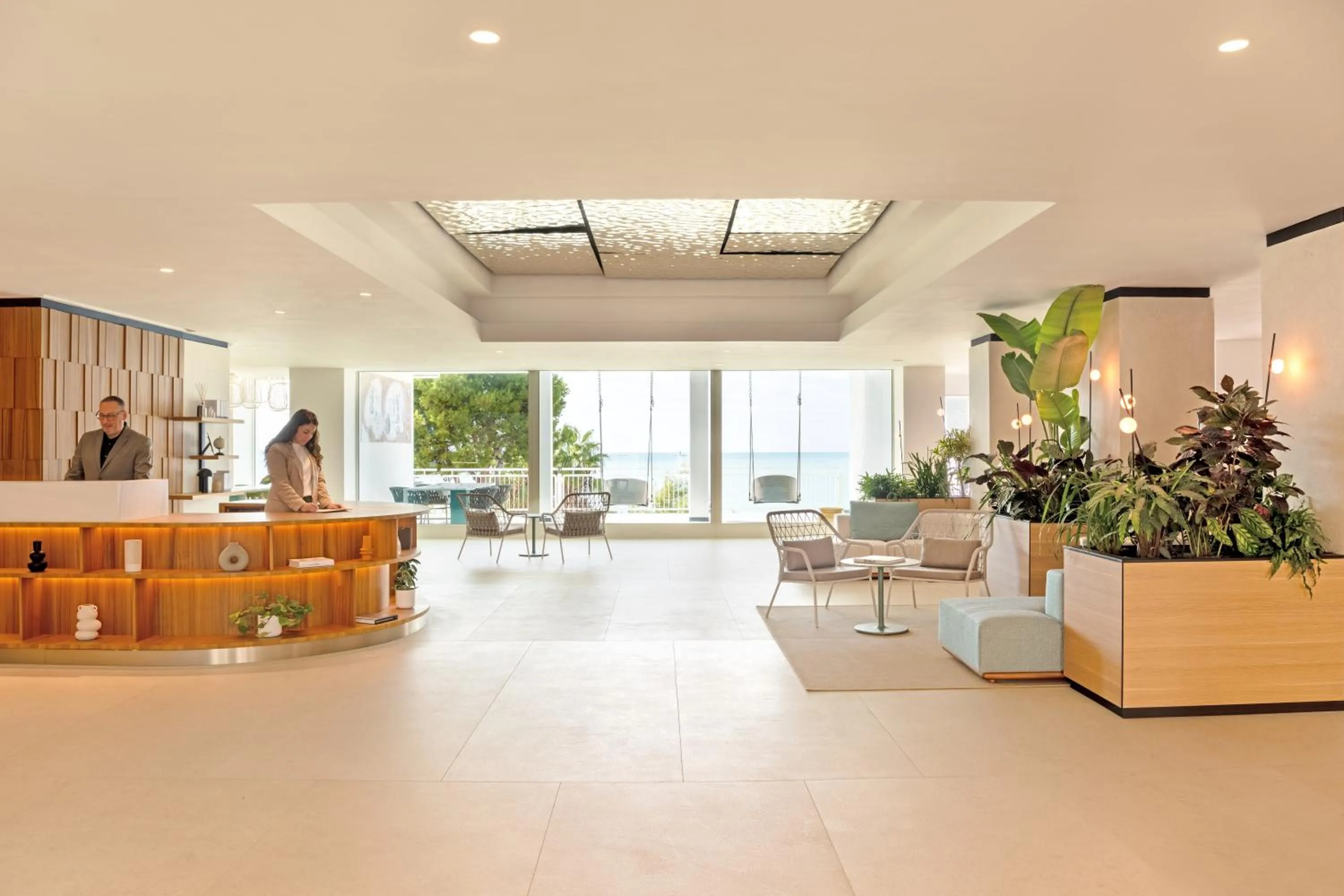 Lobby or reception in Hotel Delfino Taranto