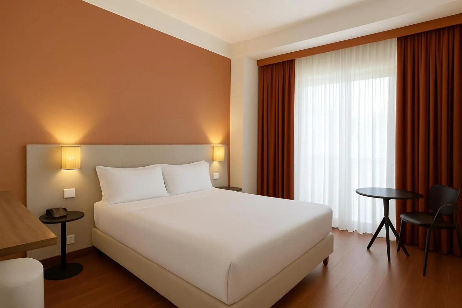 Bed in Hotel Delfino Taranto