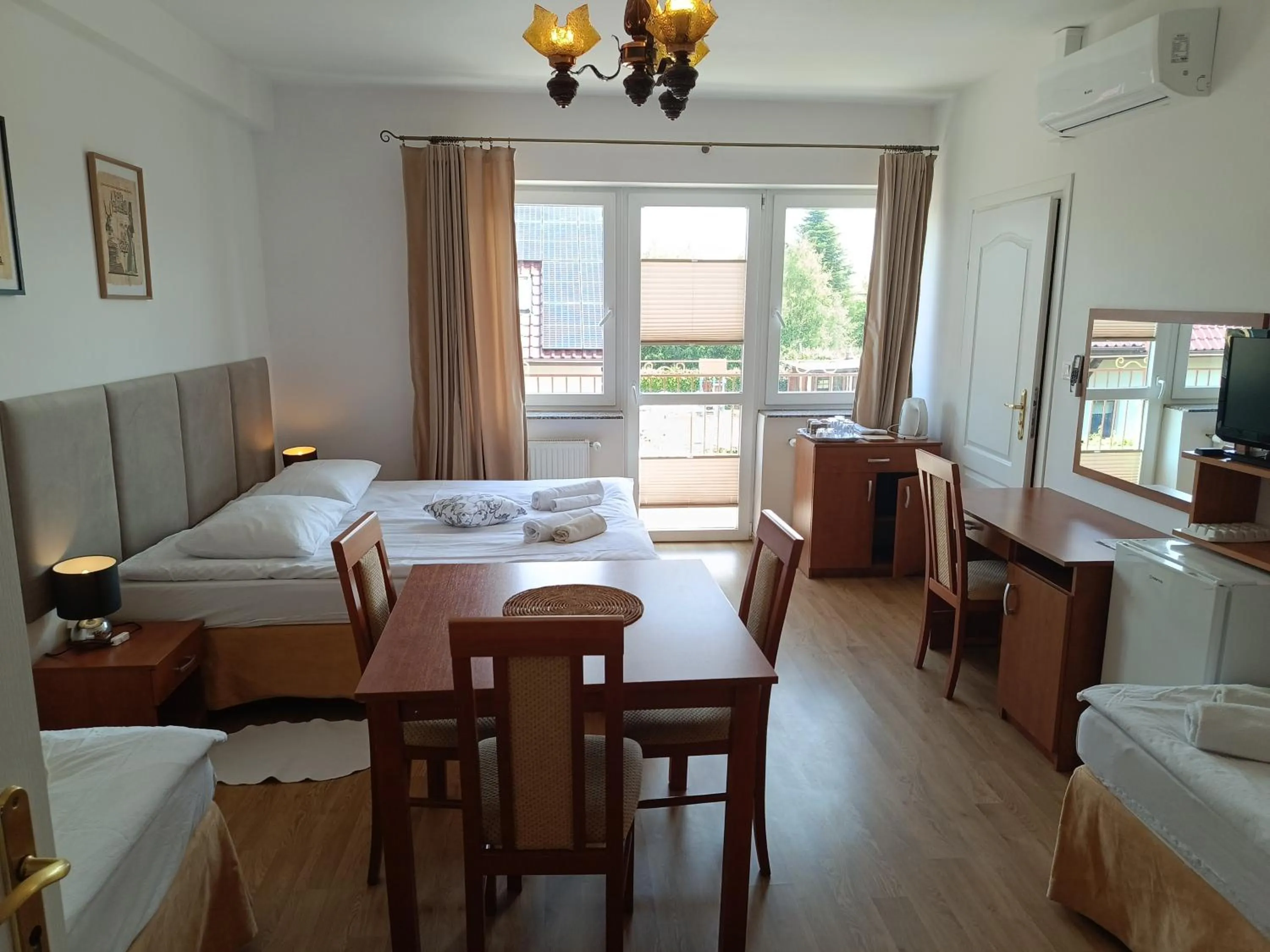 Bed in Letnia willa Jacuzzi & Sauna