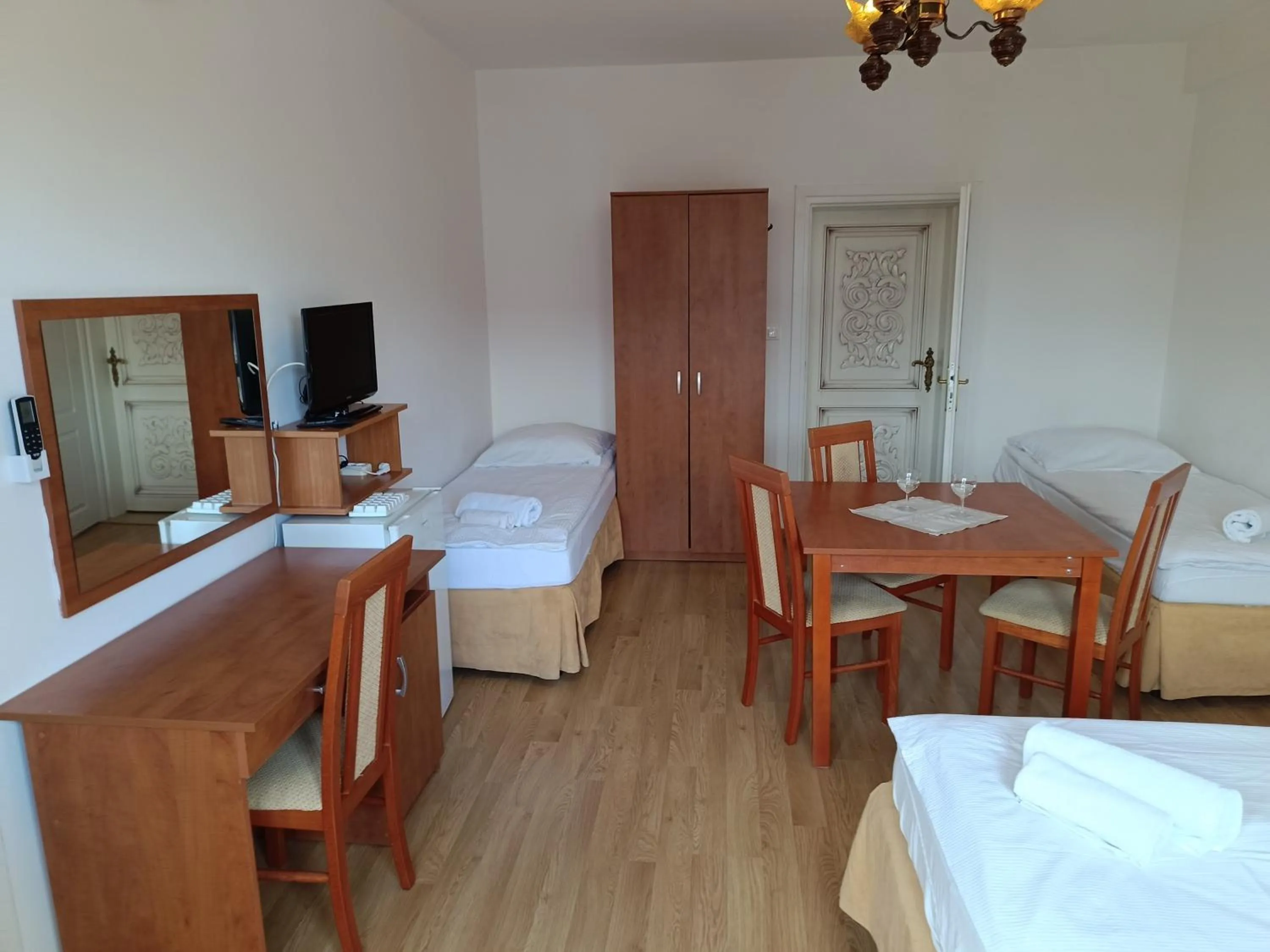 Bed in Letnia willa Jacuzzi & Sauna