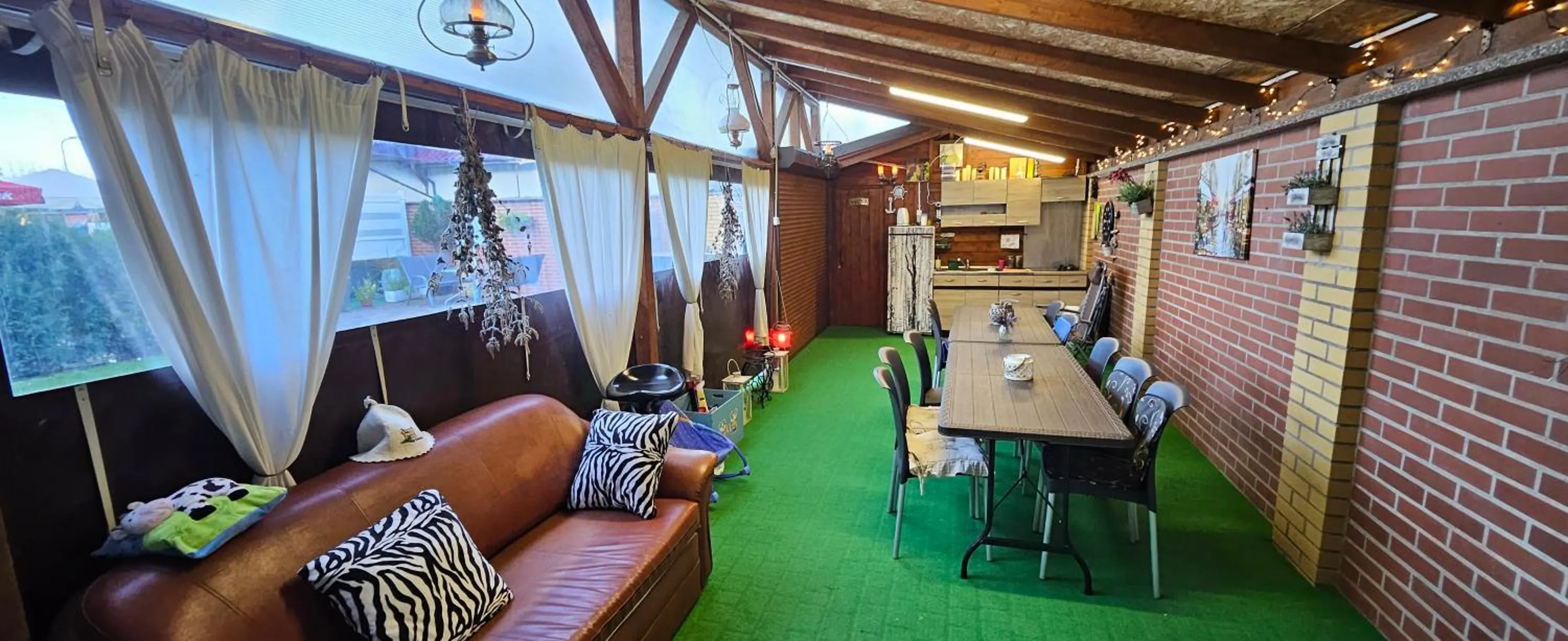 Living room in Letnia willa Jacuzzi & Sauna