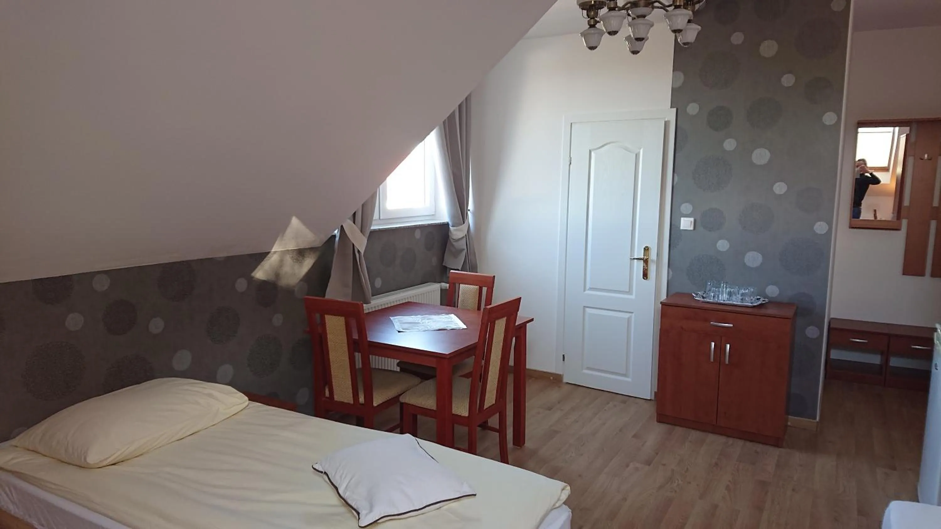 Bed in Letnia willa Jacuzzi & Sauna