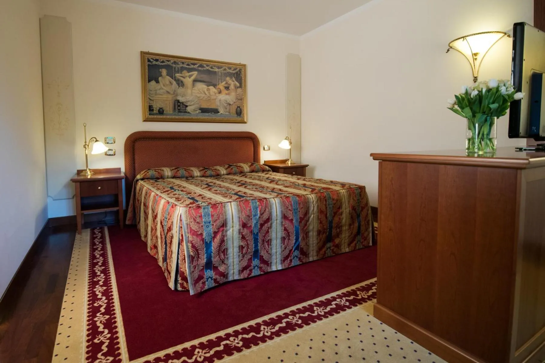 Bedroom, Bed in Hotel Le Grotte