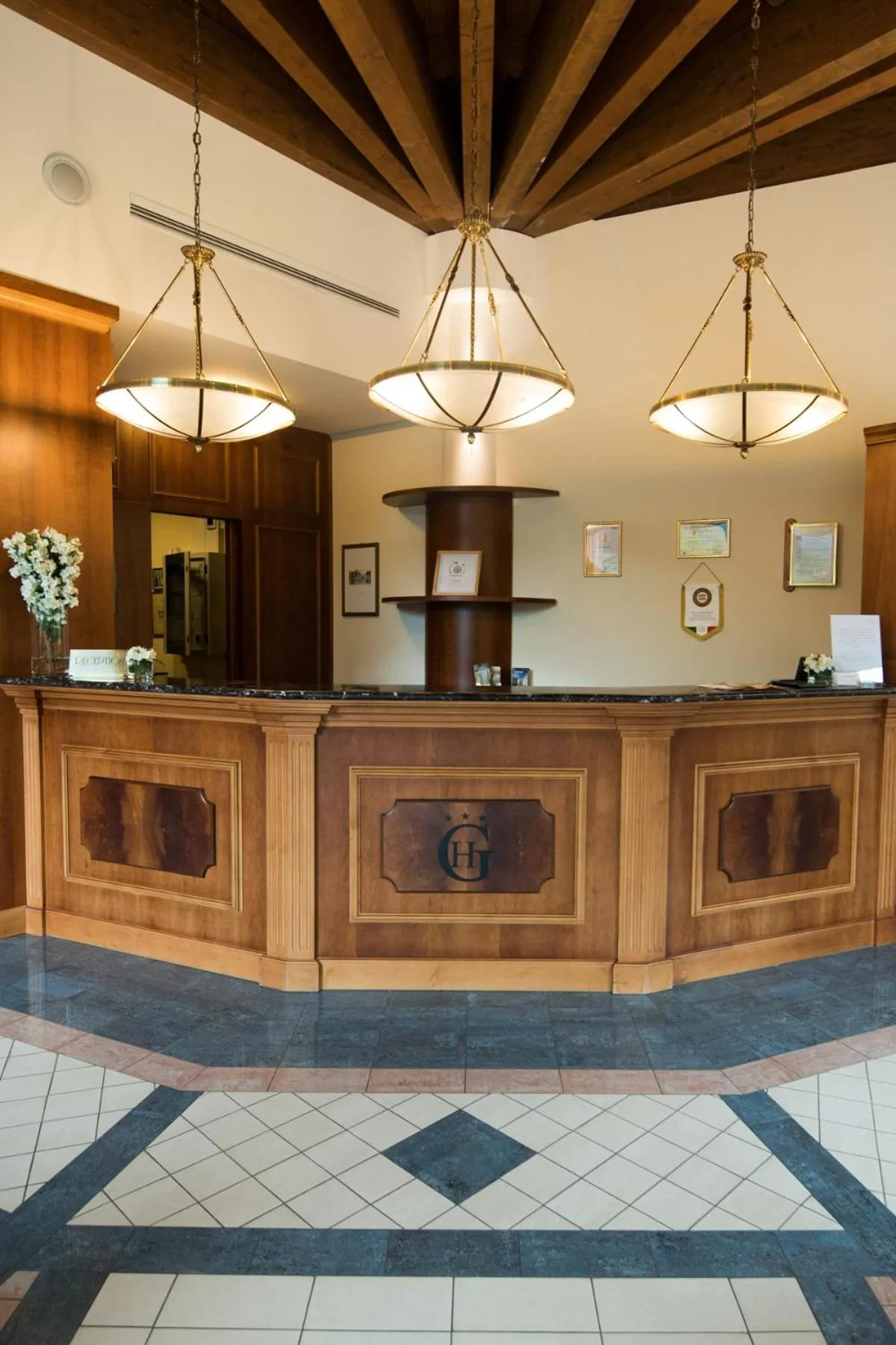 Lobby or reception in Hotel Le Grotte