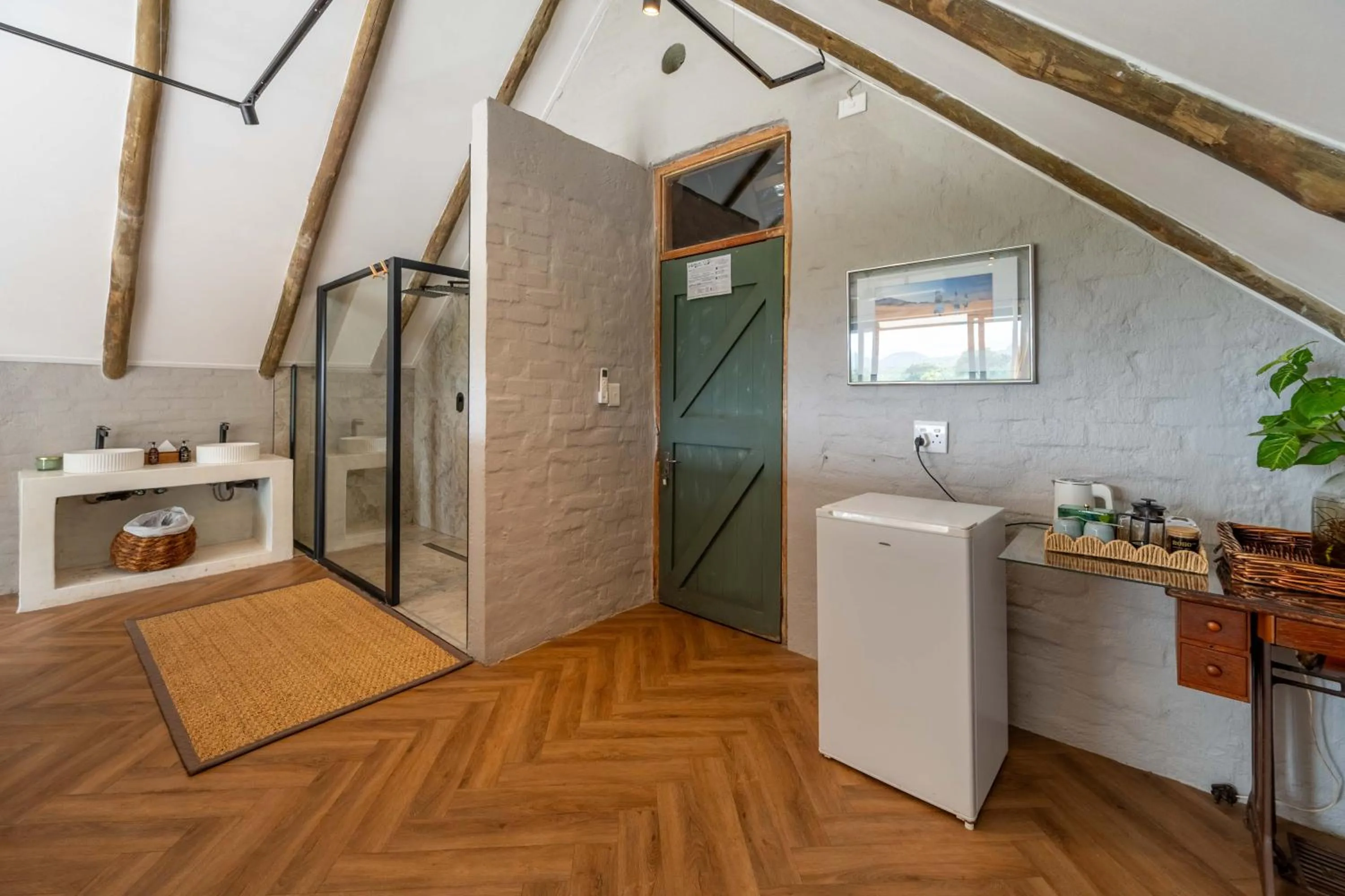 Bedroom in River House Lodge