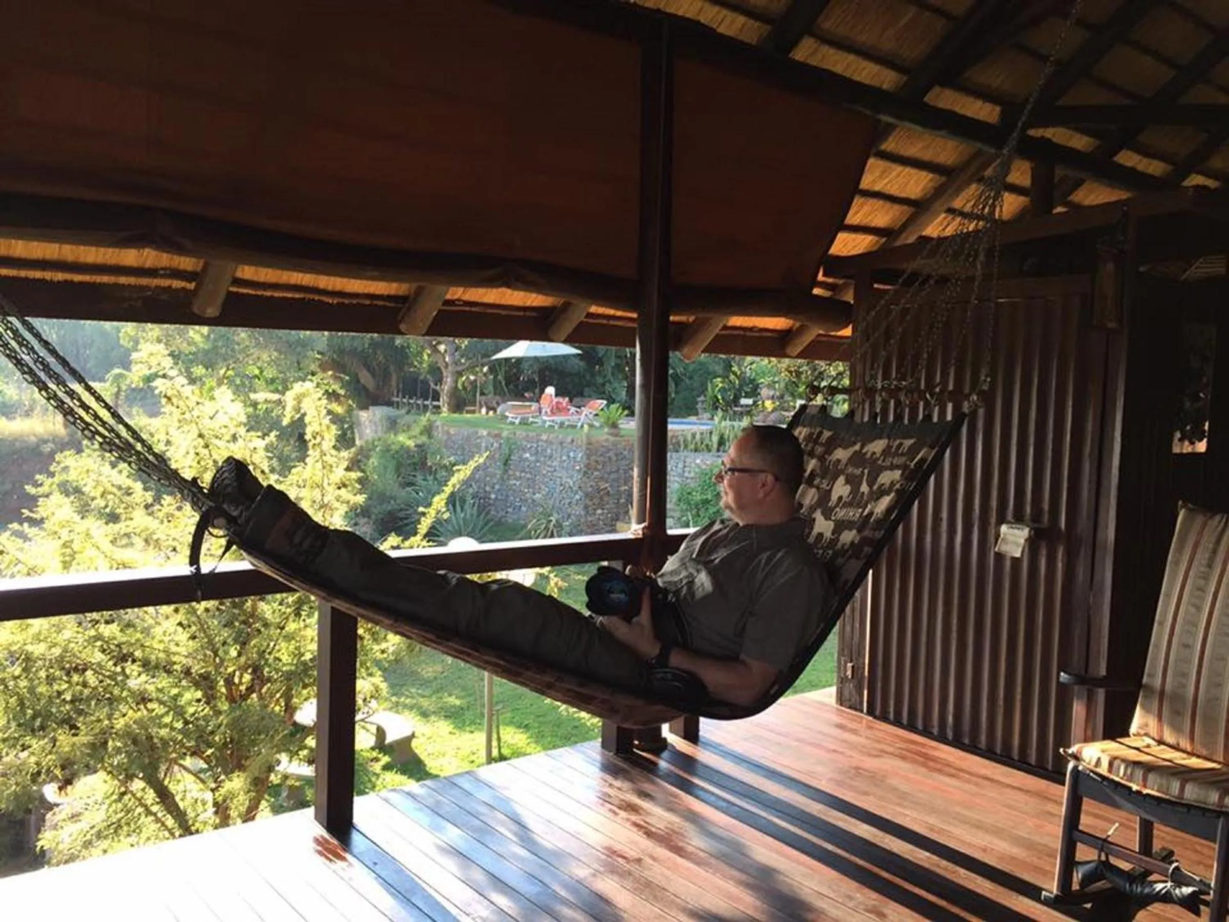 Balcony/Terrace in River House Lodge
