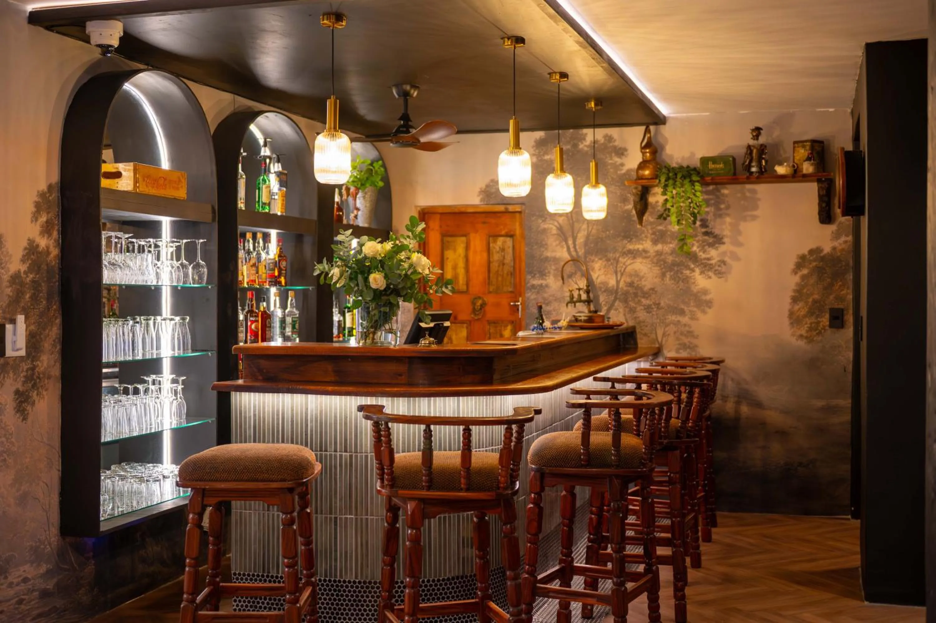 Lounge or bar in River House Lodge