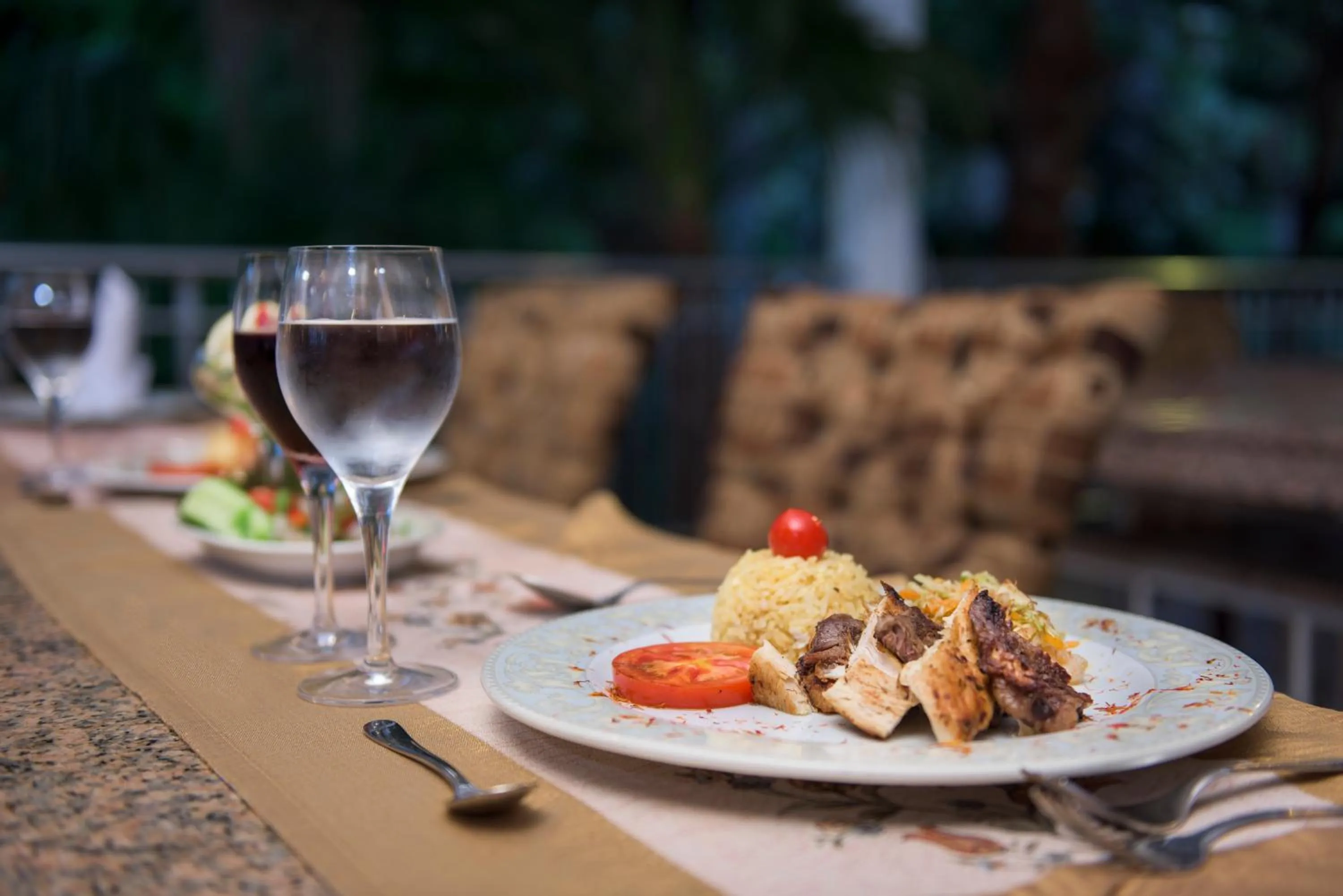 Food close-up in Botanik Hotel
