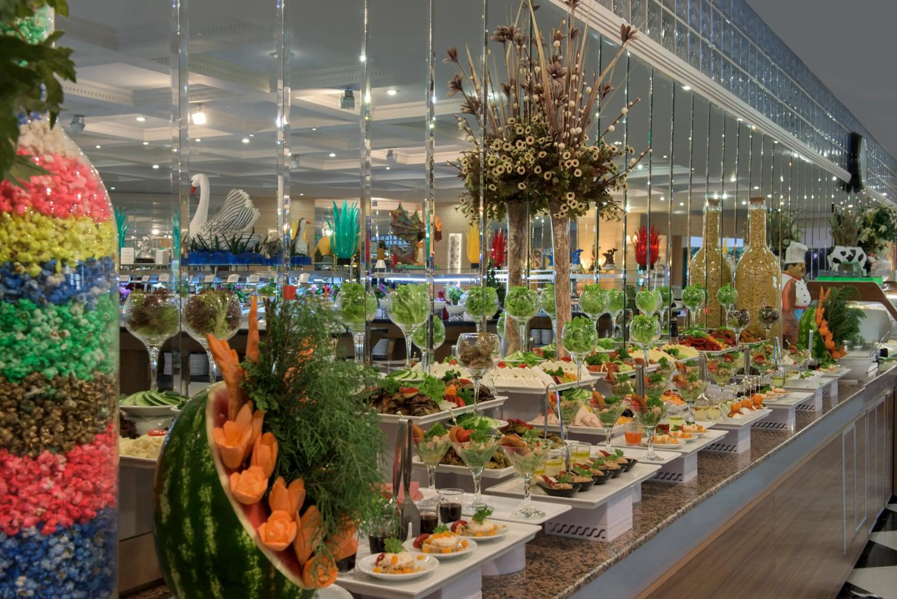 Food close-up in Delphin Deluxe Resort