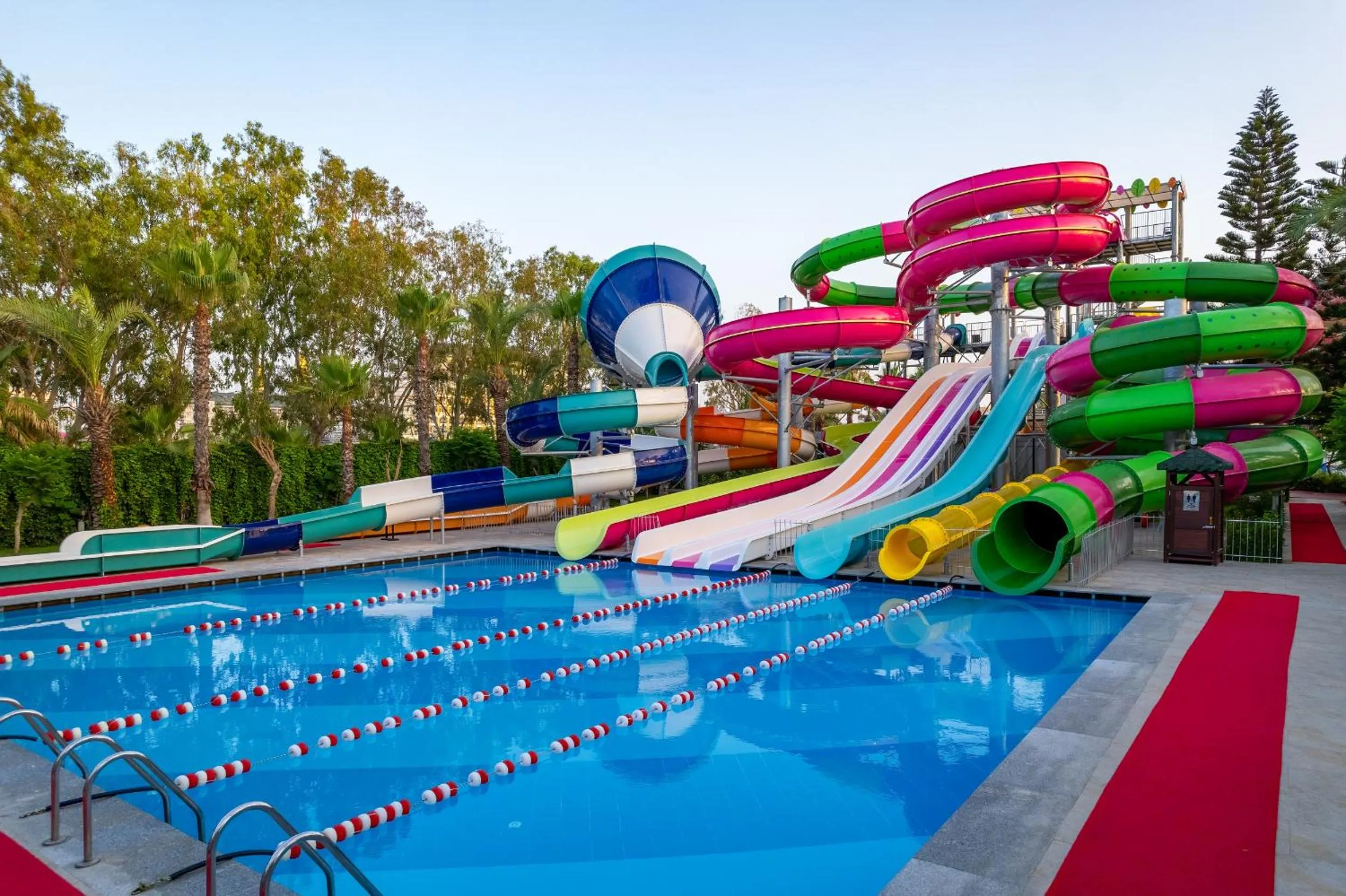Pool view in Delphin Palace Hotel