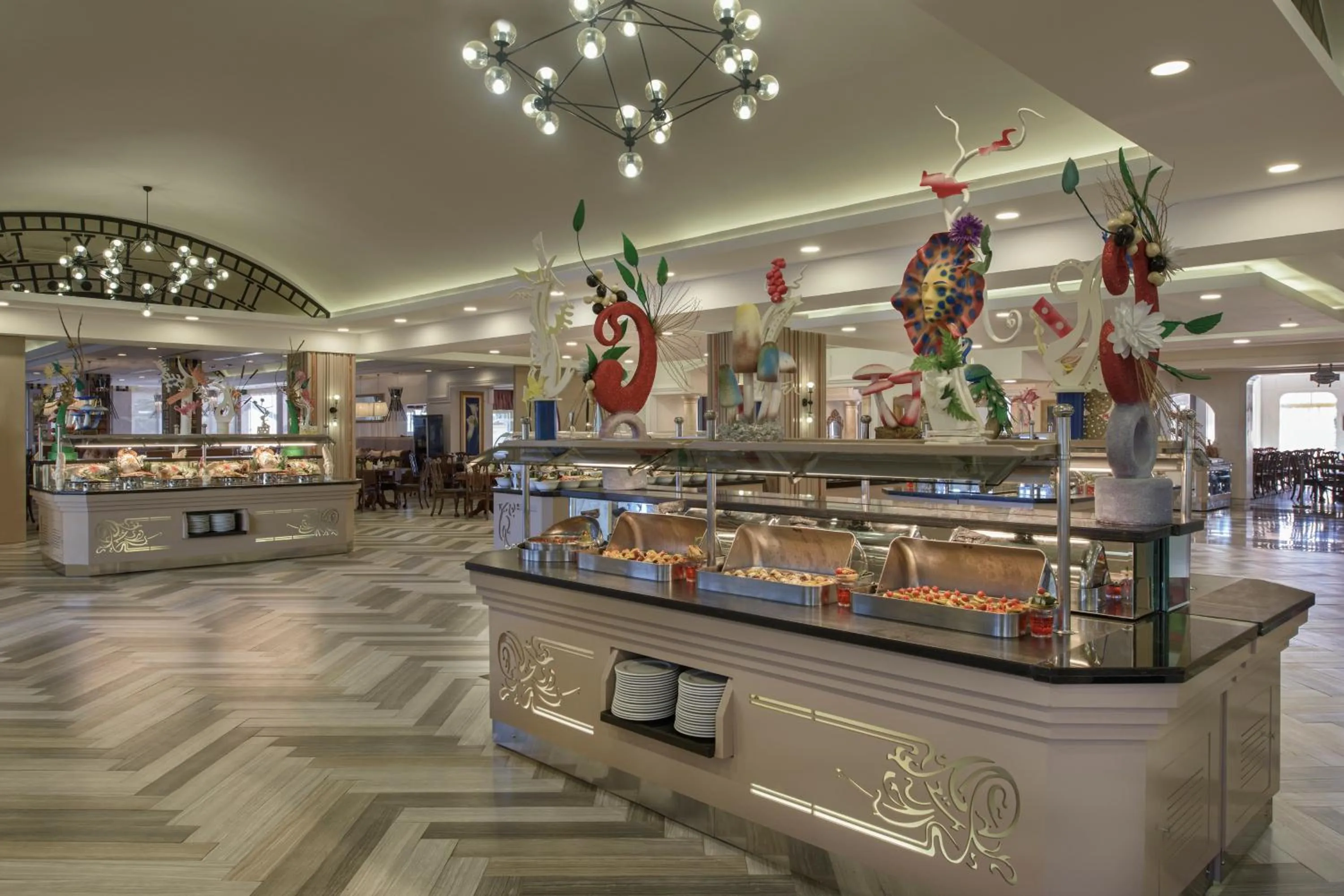 Buffet breakfast in Delphin Diva Premiere