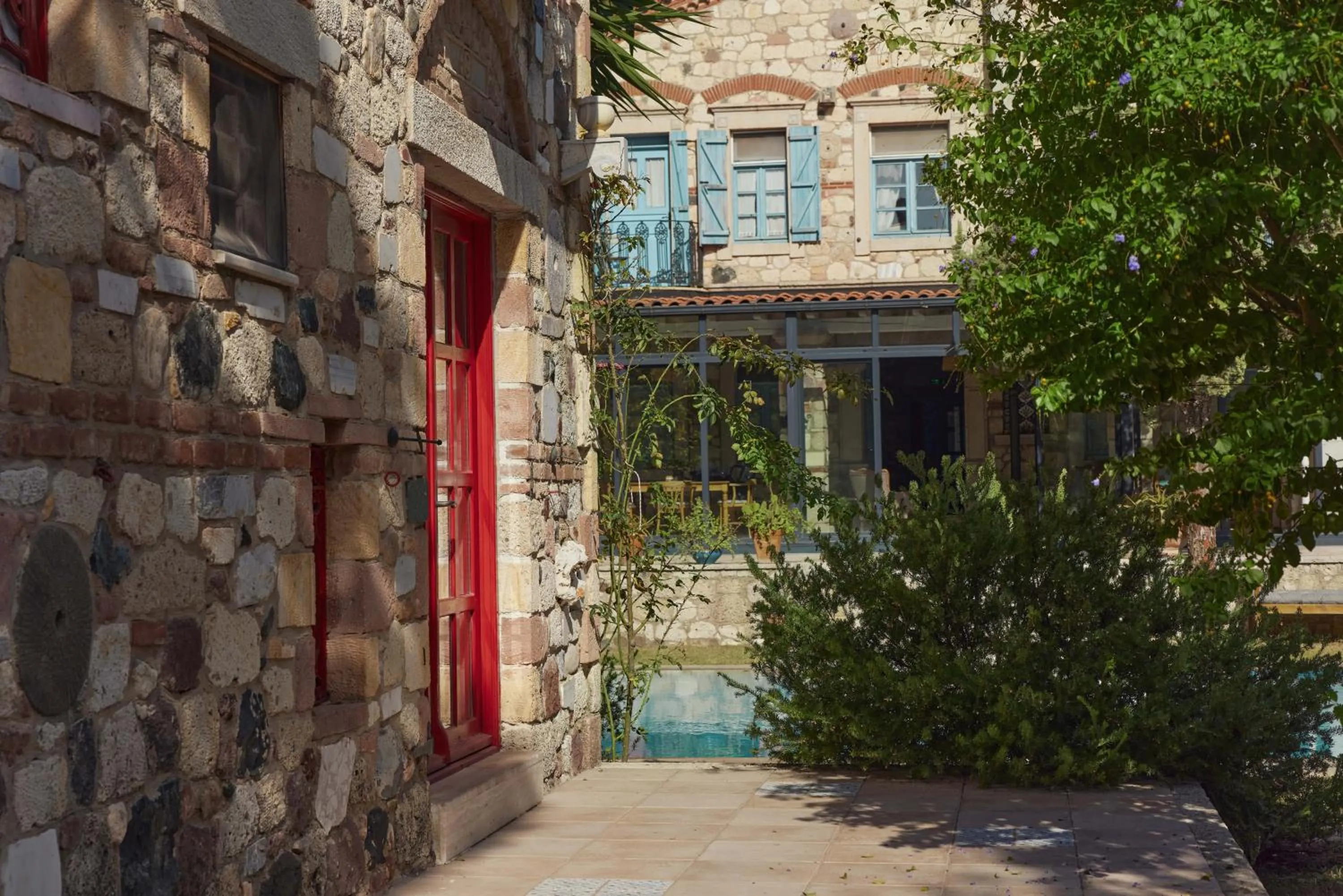 Decorative detail in Alacati Zeytin Konak Hotel