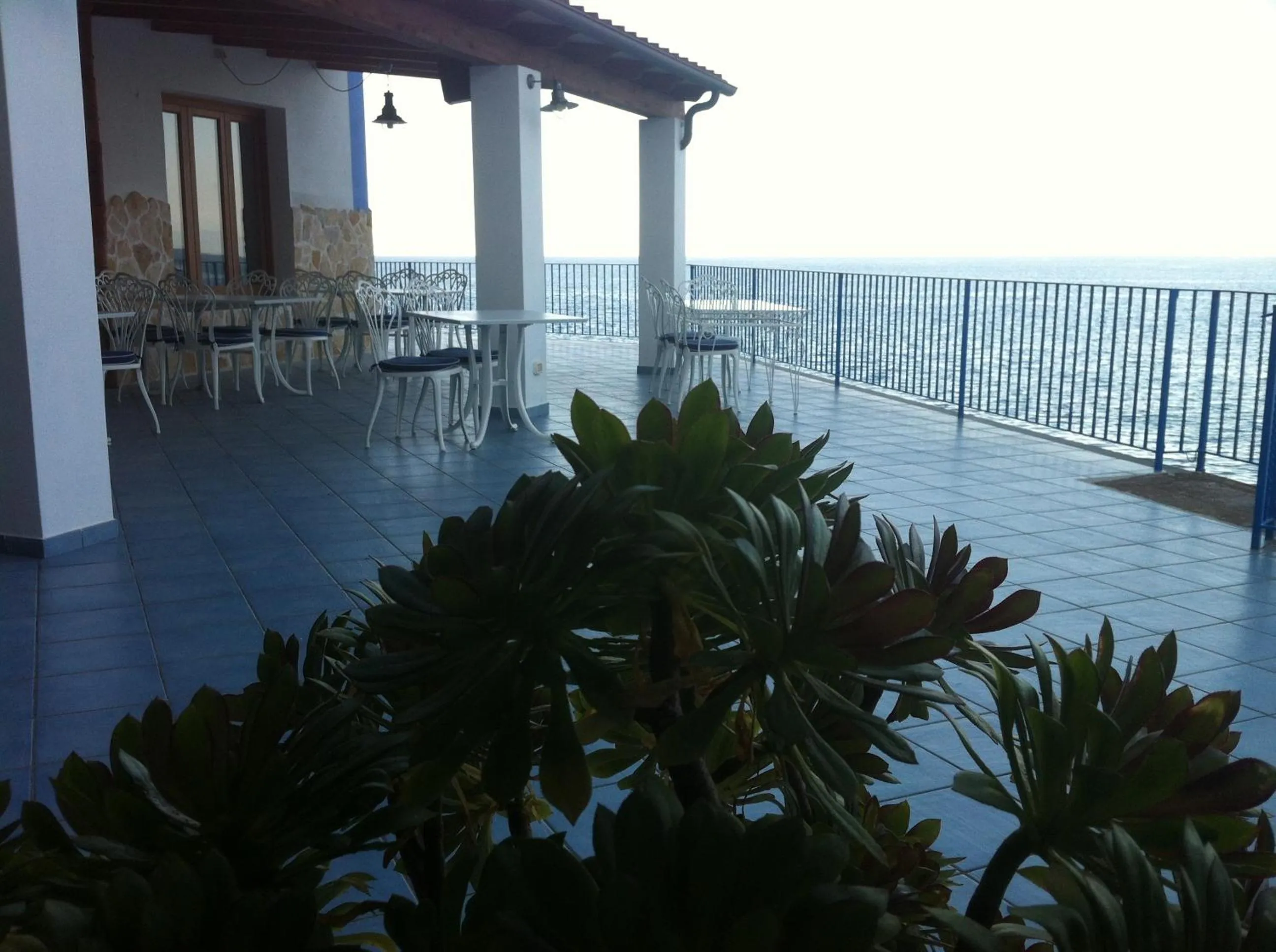 Patio in Hotel Rocce Azzurre